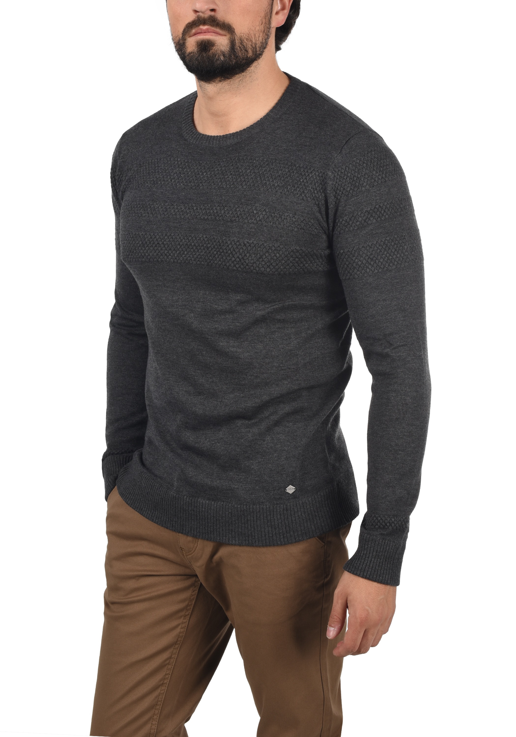 !Solid Strickfleece-Pullover »Strickpullover SDBarima«