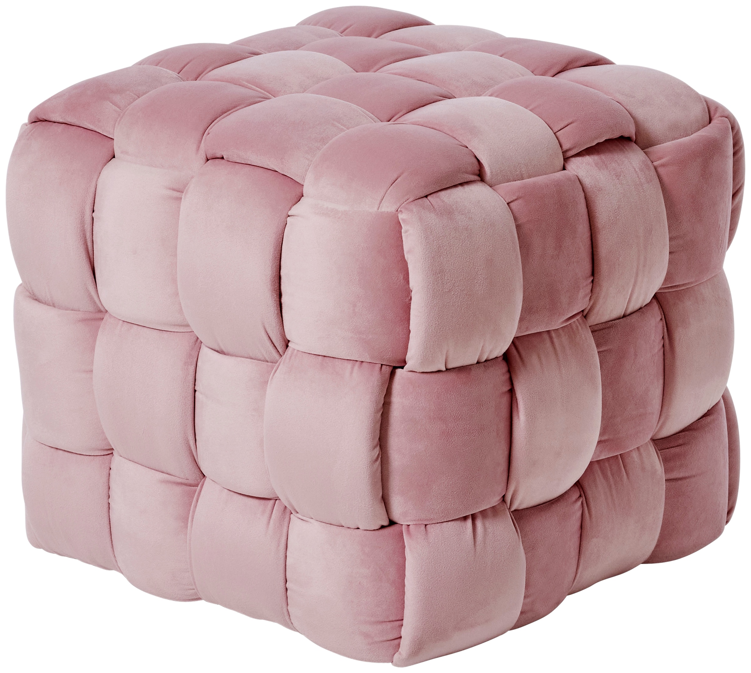 Jahnke "WEB ART S" Hocker, Couchtisch, Beistelltisch gepolstert in edler Fl günstig online kaufen