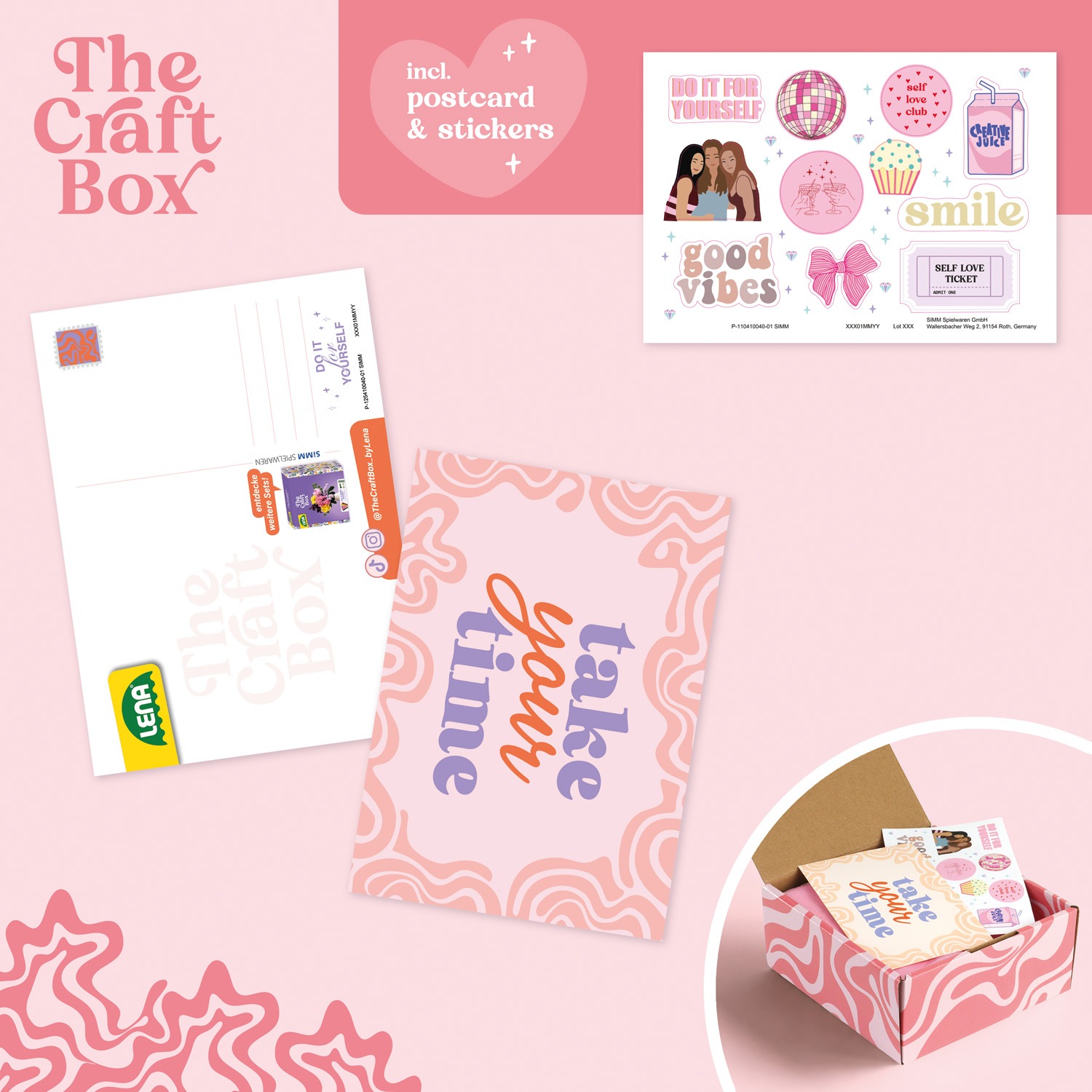 Lena® Kreativset »The Craft Box, DIY Bedazzle Set«
