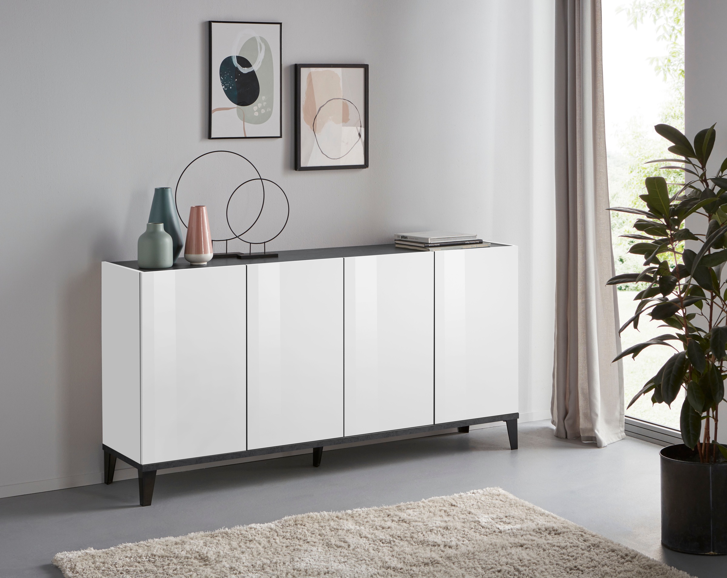 Home affaire Sideboard "Sunrise" Breite 160 cm günstig online kaufen
