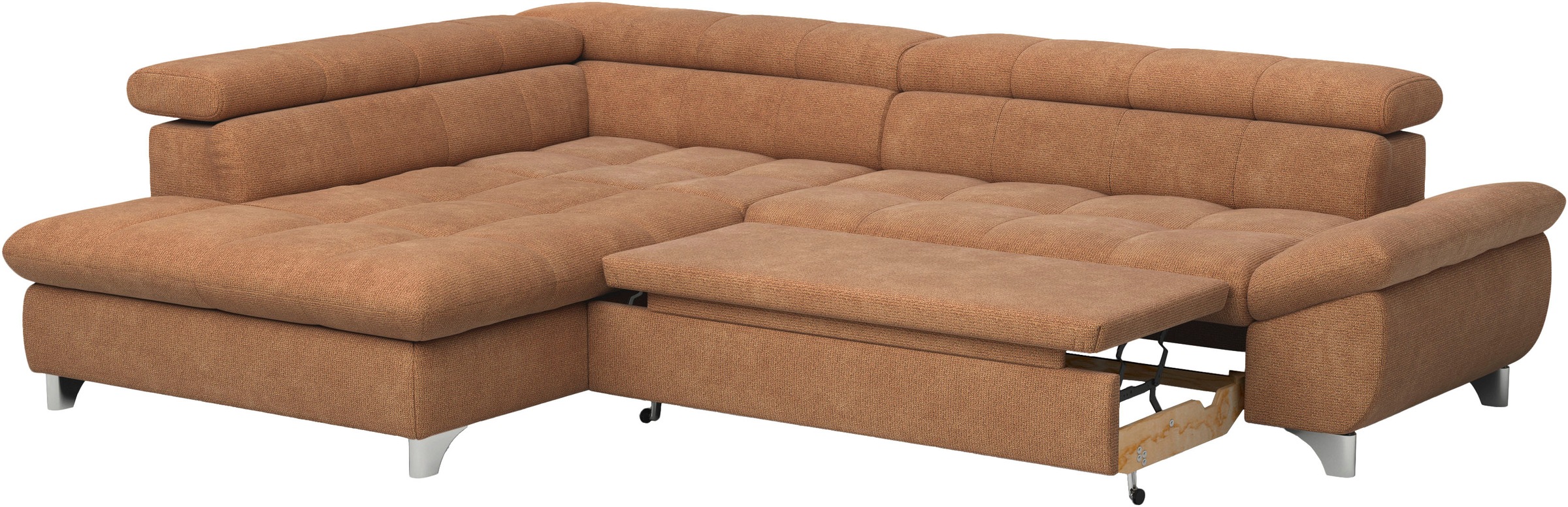 COTTA Ecksofa »Gemini L-Form«, mit Kopfteilverstellung, wahlweise mit Bettfunktion