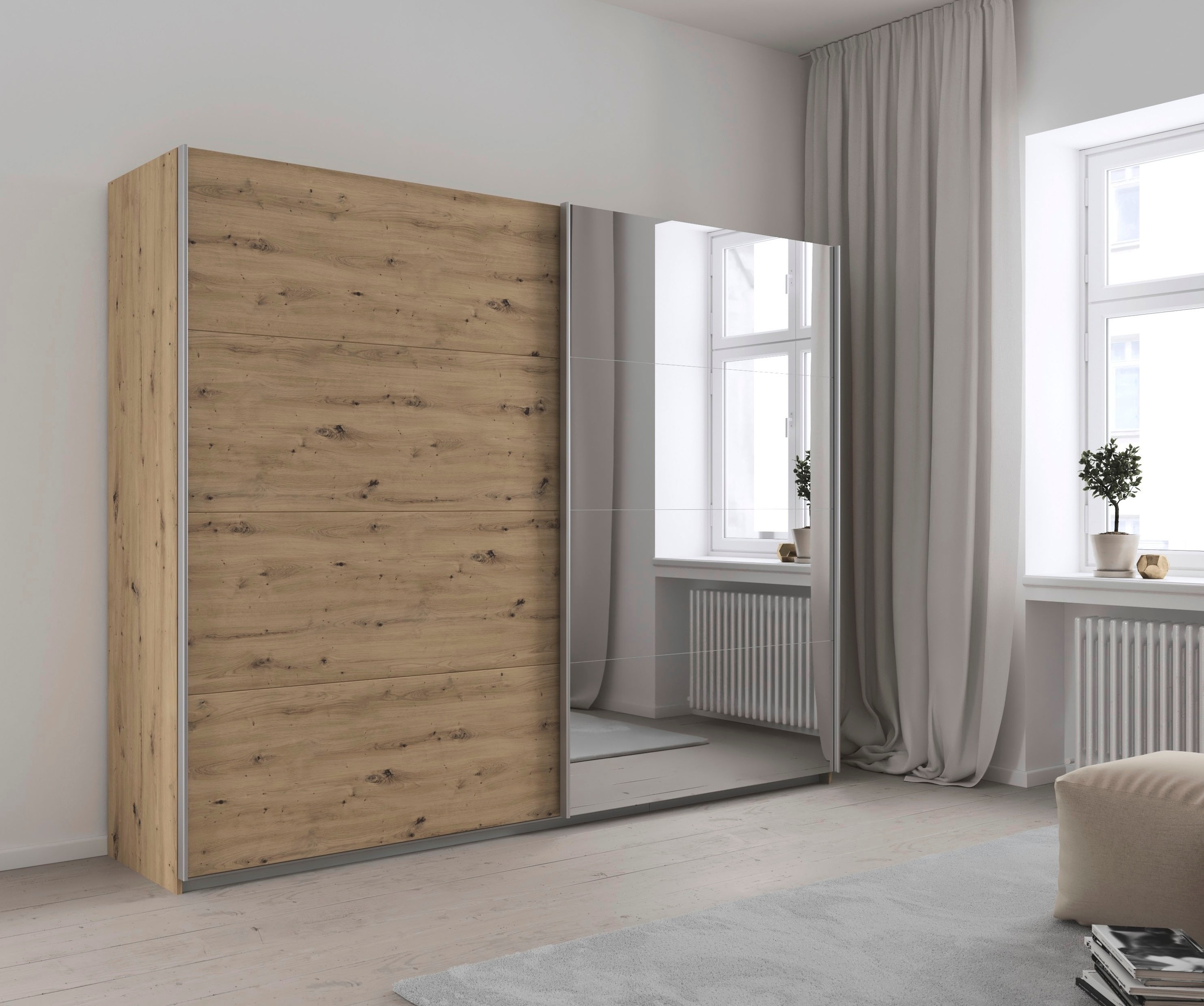 OTTO home Schwebetürenschrank "Kleiderschrank Schrank Garderobe Schlafzimme günstig online kaufen