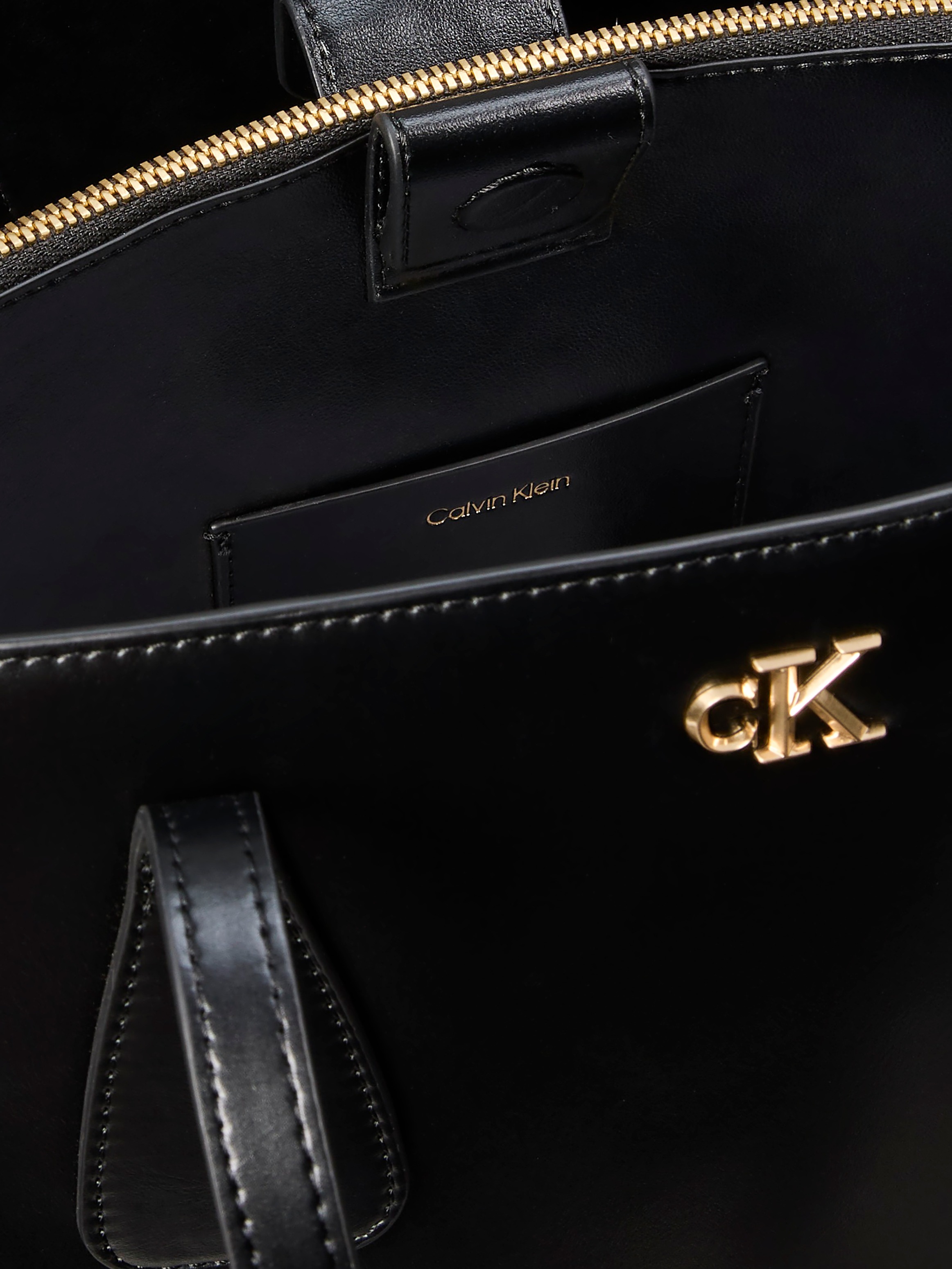 Calvin Klein Tragetasche »CK MEDIUM WORK TOTE« Tragetasche, Schultertasche mit Reißverschluss-Innenfach