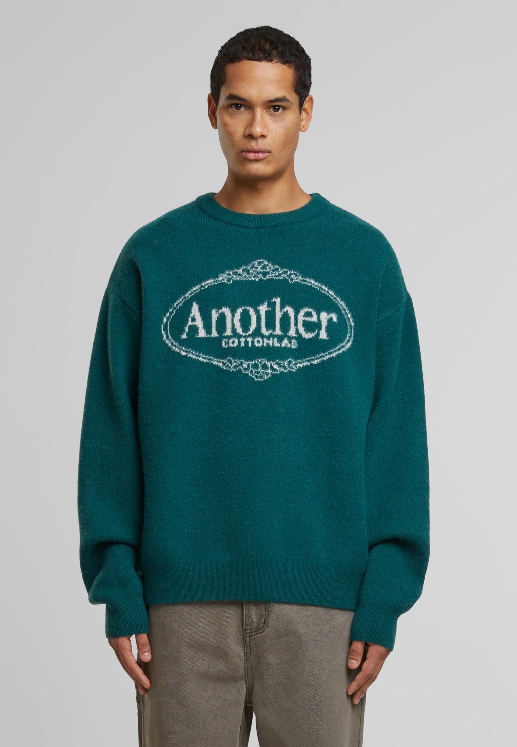 Another Cotton Lab Rundhalspullover »Another Cotton Lab Royal Chest Print Sweater«, (1 tlg.)