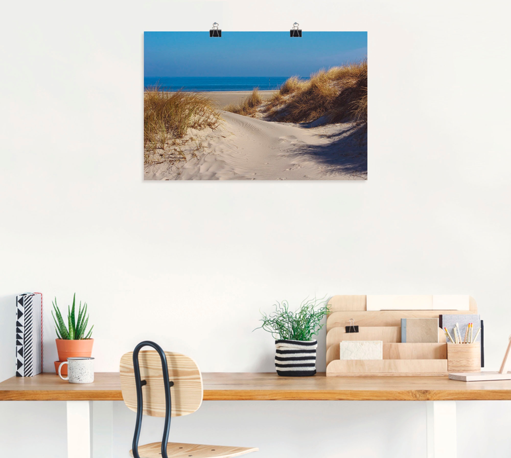 Artland Poster »Am Meer - Insel Amrum«, Strand, (1 St.), als Alubild, Leinwandbild, Wandaufkleber oder Poster in versch. Größen
