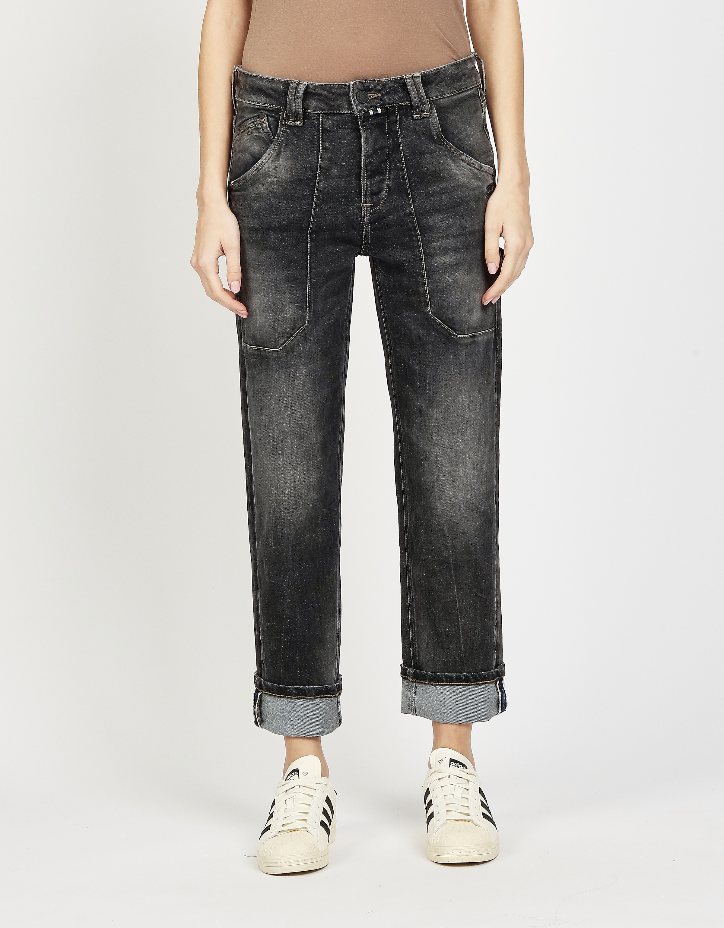 GANG Straight-Jeans "94THELMA WORKER", mit aufgesetzten Taschen und typisch günstig online kaufen