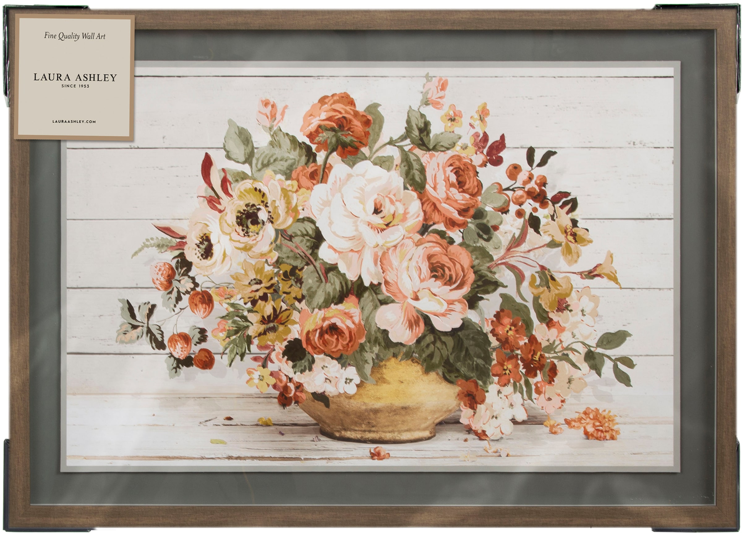 LAURA ASHLEY Bild mit Rahmen "Rosemore", Romantisch-Blumen, (1 St.), Bild R günstig online kaufen