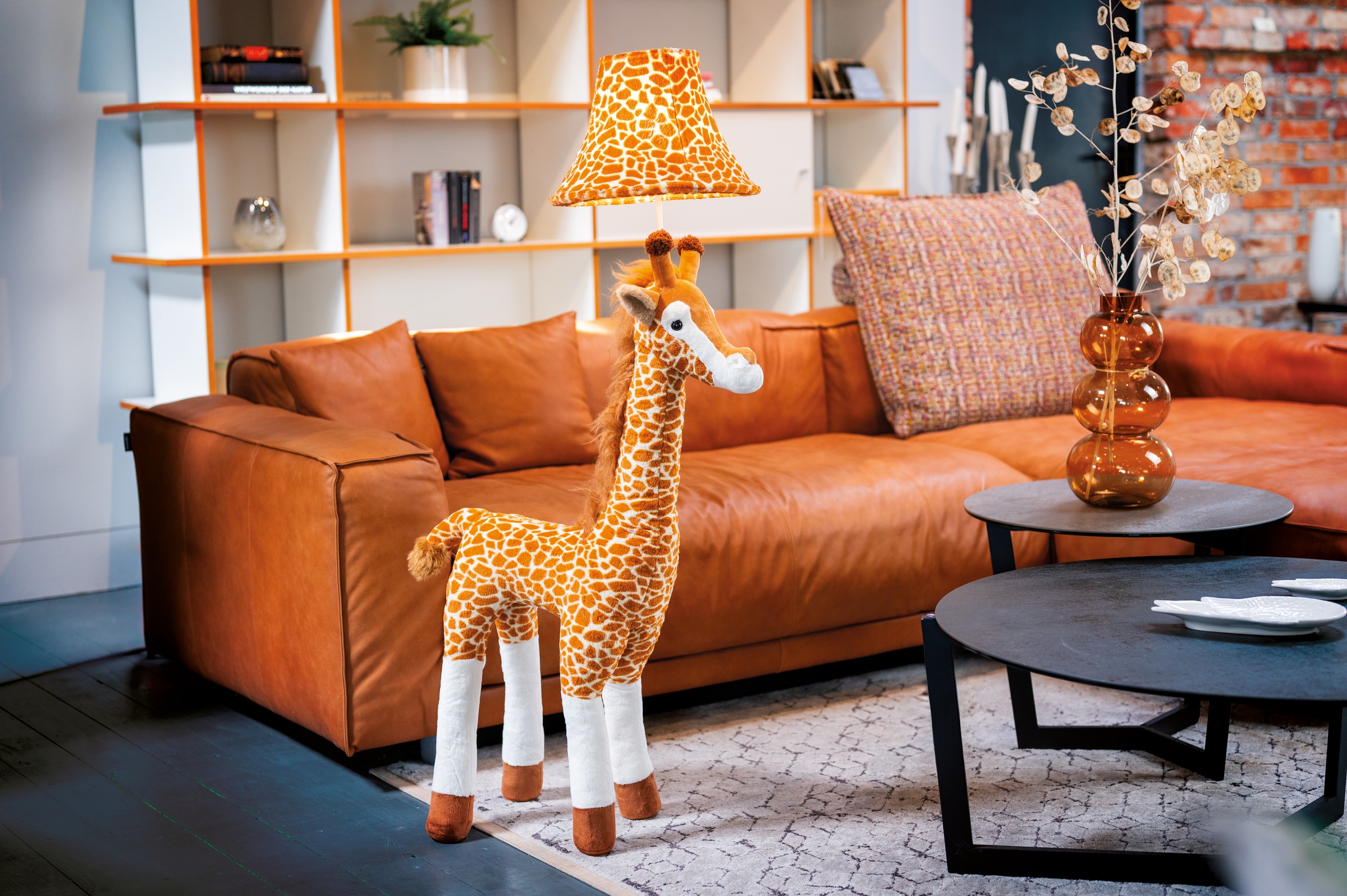 Happy Lamps for smiling eyes LED Stehlampe »Raffi die Giraffe«, 1 flammig, Leuchtmittel GU 5,3 | LED fest integriert, Hochwertig, Einzigartig, Zertifiziert, Nachhaltig