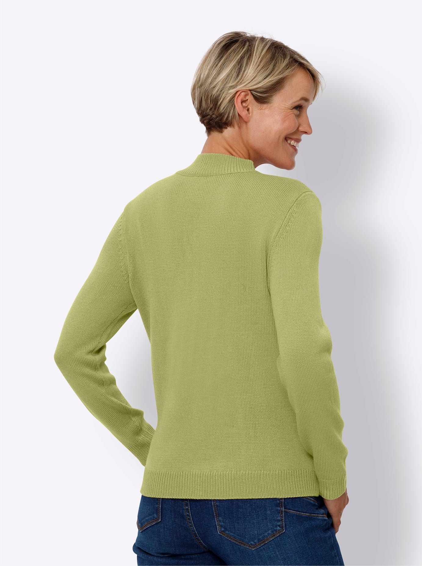 Classic Basics Strickpullover "Stehkragen-Pullover" günstig online kaufen
