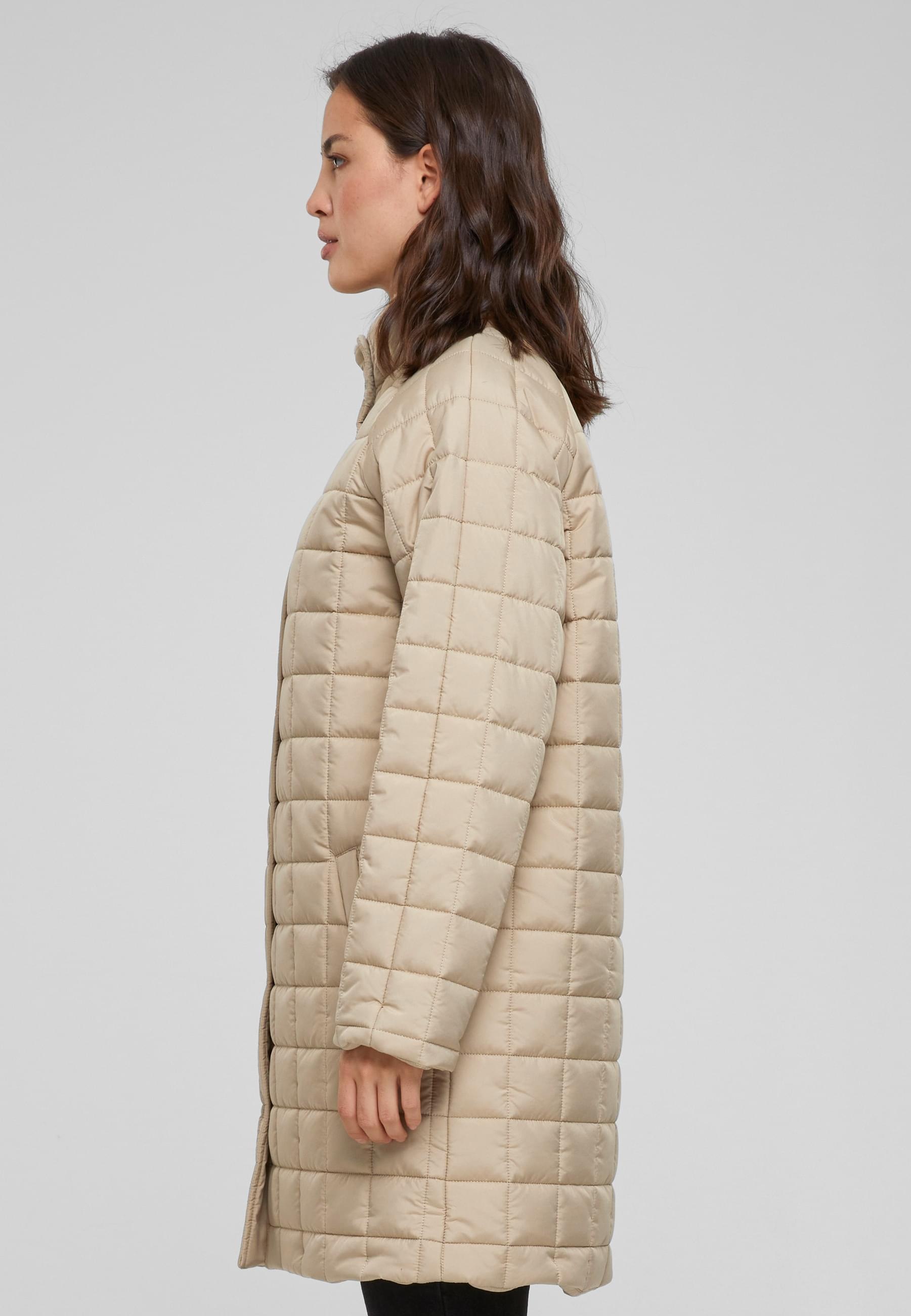 URBAN CLASSICS Winterjacke »Urban Classics Damen Ladies Quilted Coat«, (1 St.), ohne Kapuze