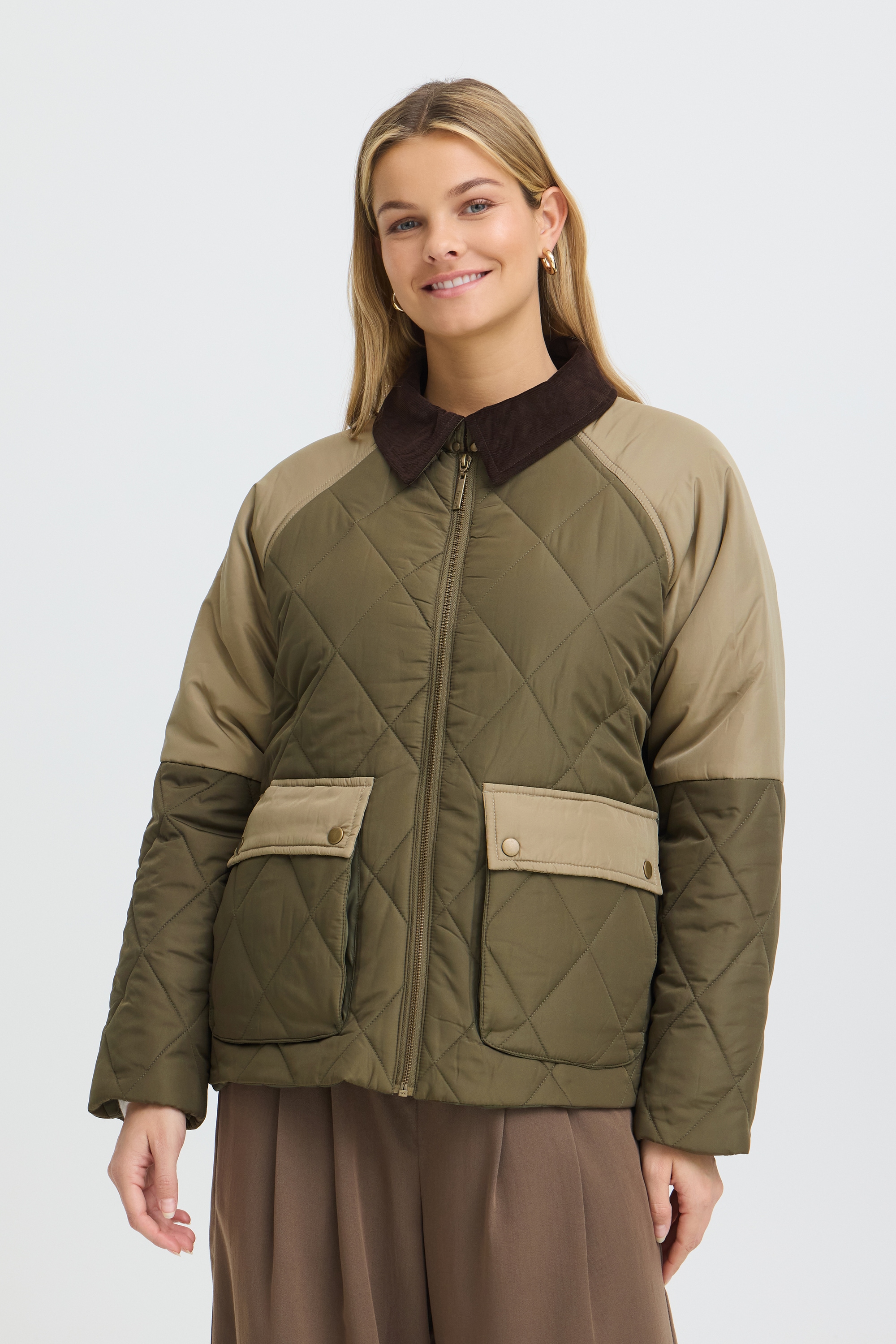 fransa Steppjacke »Damen Gefütterte Jacke FRADELINE«