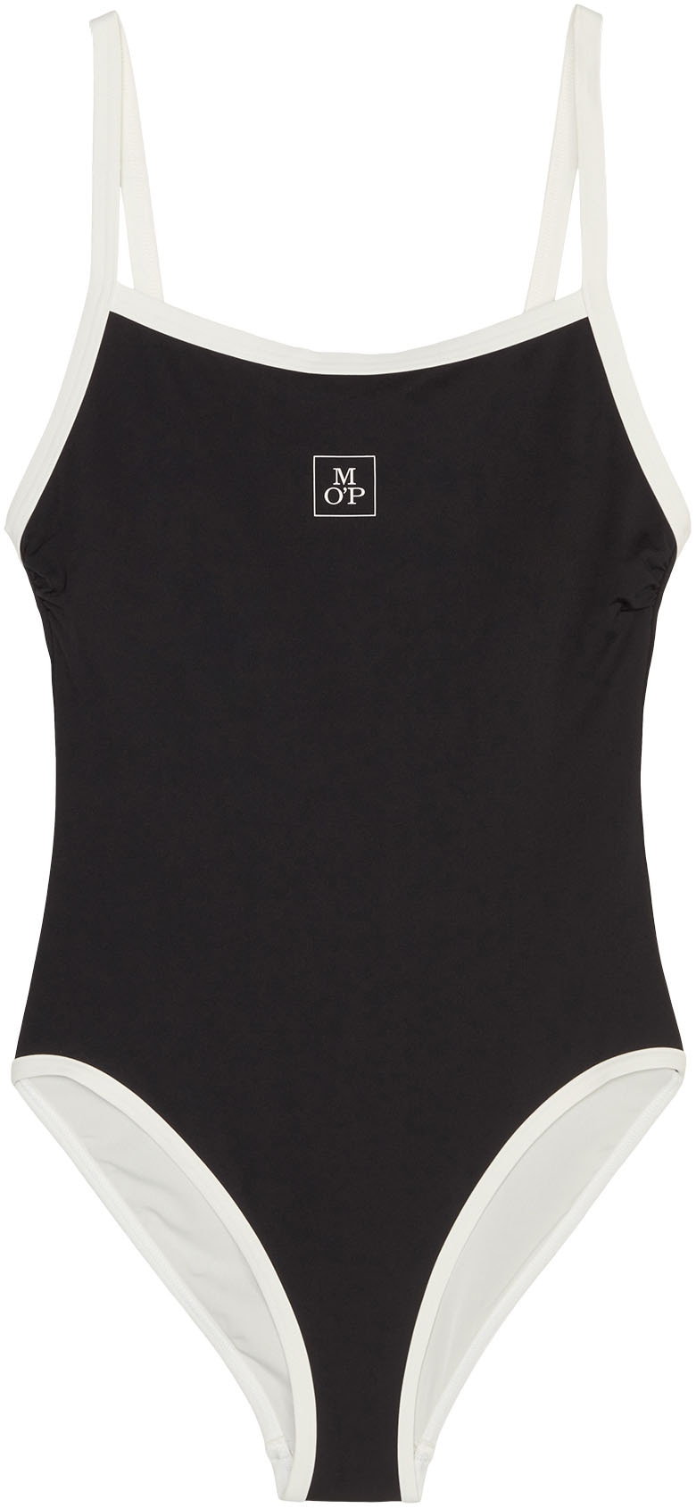 Marc O'Polo Badeanzug »Summer Blacks«, mit kontrastierenden Designakzenten