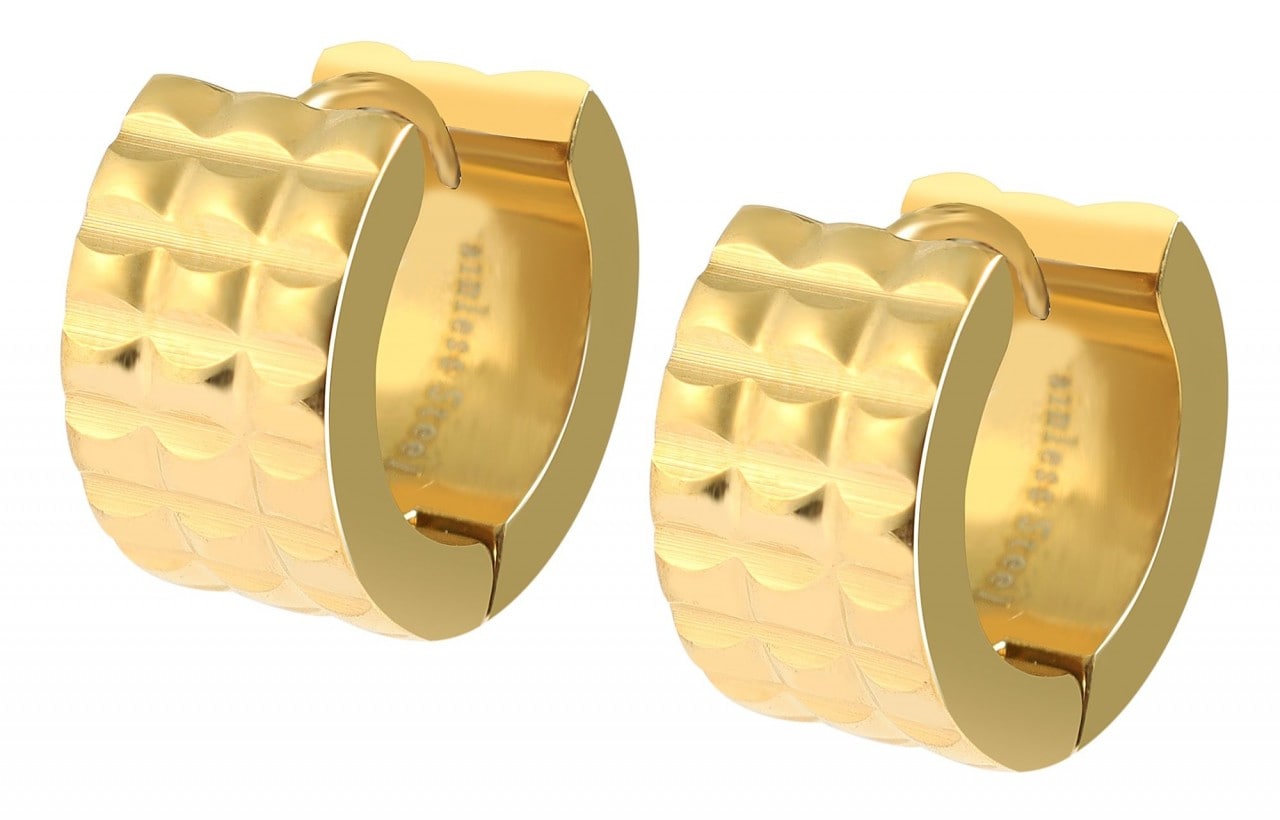 Adelia´s Paar Creolen »Neuheit 2025 - Unisex Creolen aus poliertem Edelstahl Ø 10 mm«