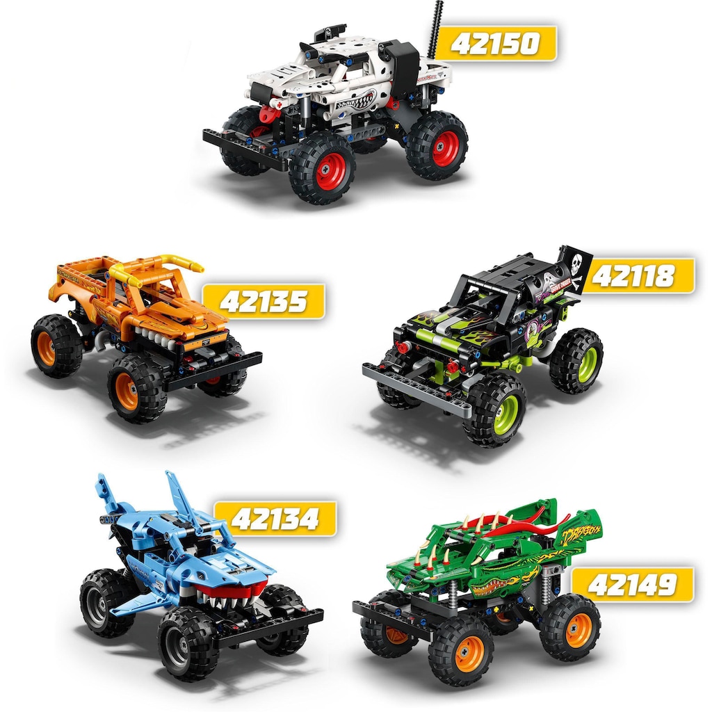 LEGO® Konstruktionsspielsteine »Monster Jam™ Monster Mutt™ Dalmatian (42150), LEGO® Technic«, (244 St.)