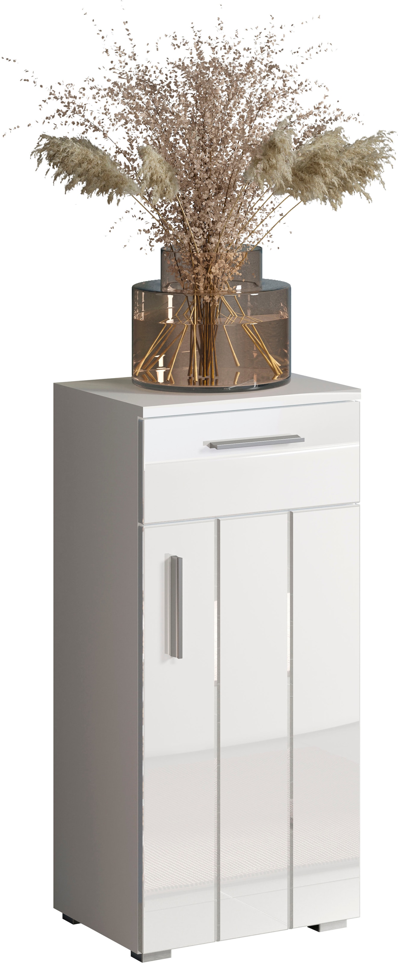 welltime Unterschrank »Prag«, (1 St.), Standschrank mit wechselbarem Türanschlag - (B/T/H) 37/31/83 cm
