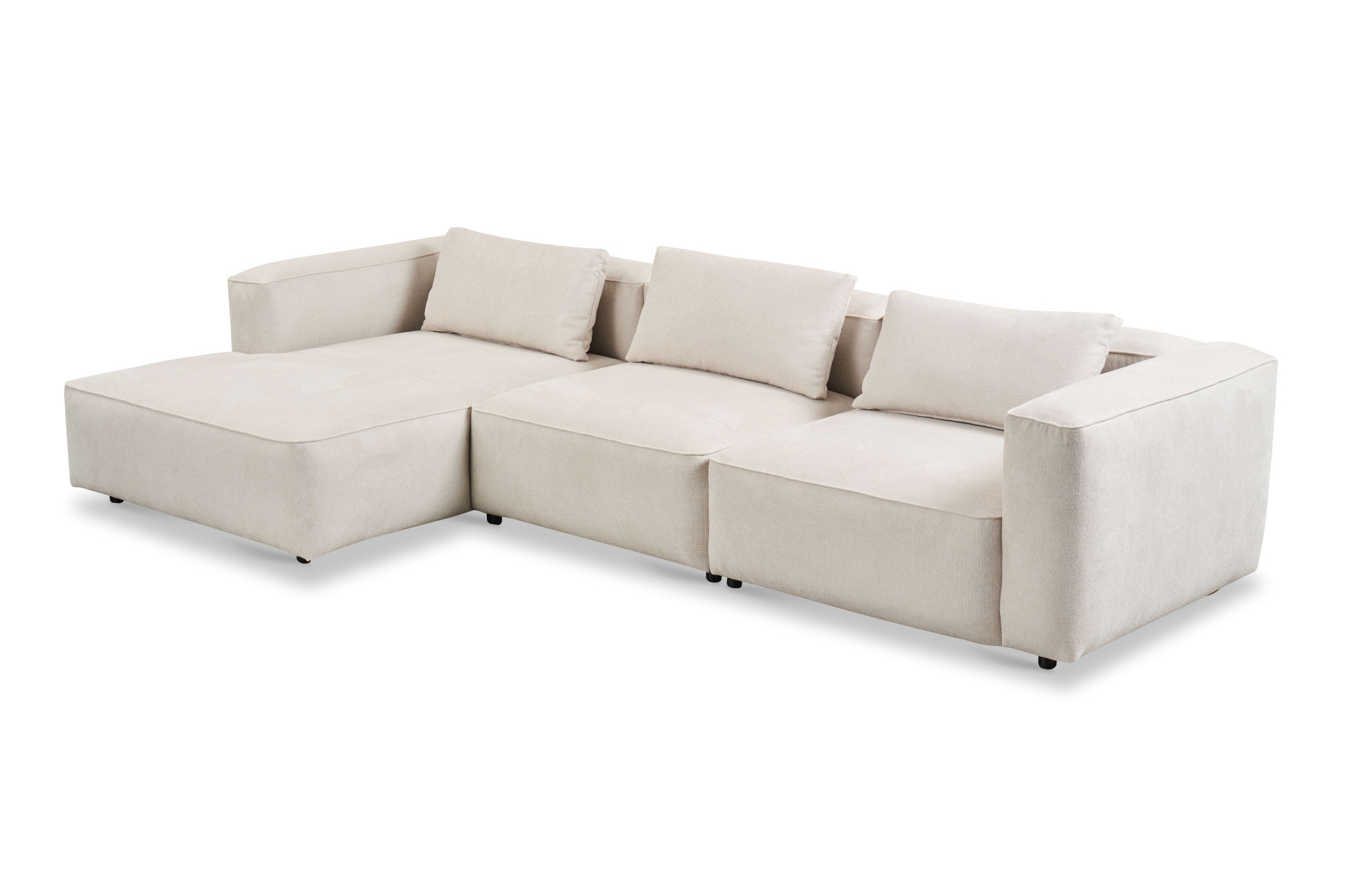 andas Ecksofa »Tvinnet«, Breite 317 cm, extra tiefe Sitzfläche, kubisches Sitzvergnügen