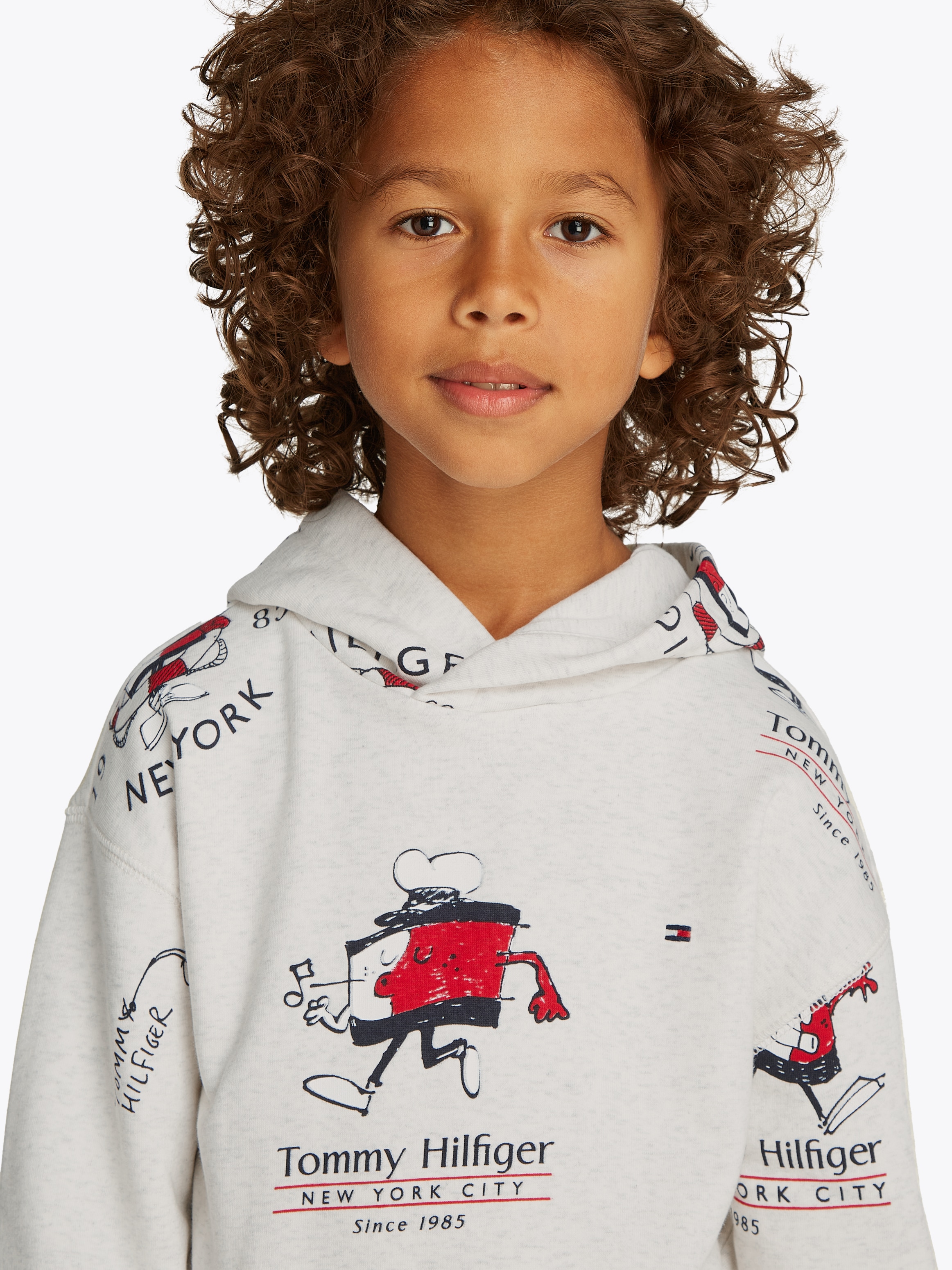 Tommy Hilfiger Kapuzensweatshirt »ALL OVER PRINT HOODIE«, mit allover Print
