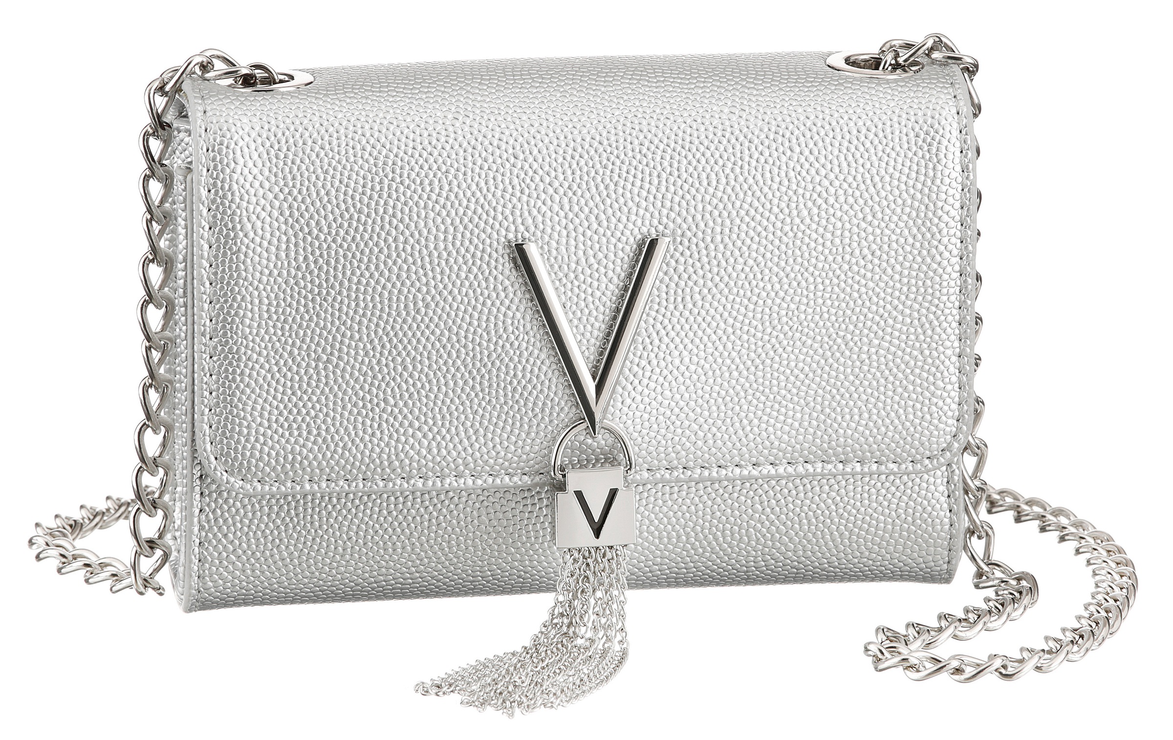 VALENTINO BAGS "DIVINA" Handtasche Damen Tasche Damen Schultertasche Ketten günstig online kaufen