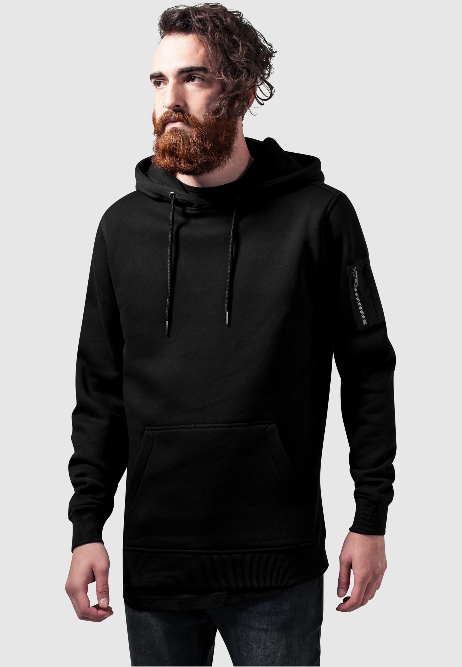 URBAN CLASSICS Sweatshirt »Urban Classics Herren Sweat Bomber Hoody«, (1 tlg.)
