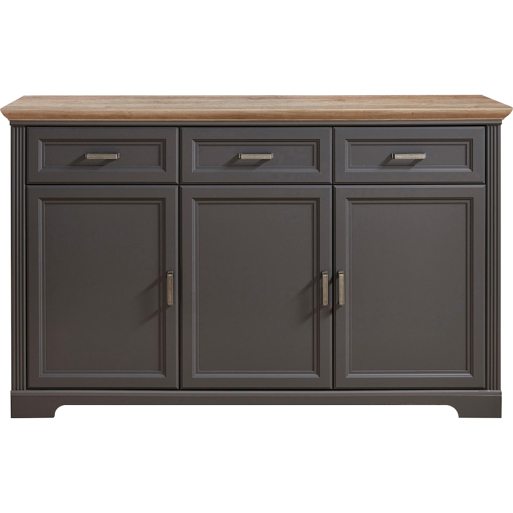 Innostyle Sideboard »Jasmin«, Breite 166 cm, 3 Holztüren, 3 Schubkästen