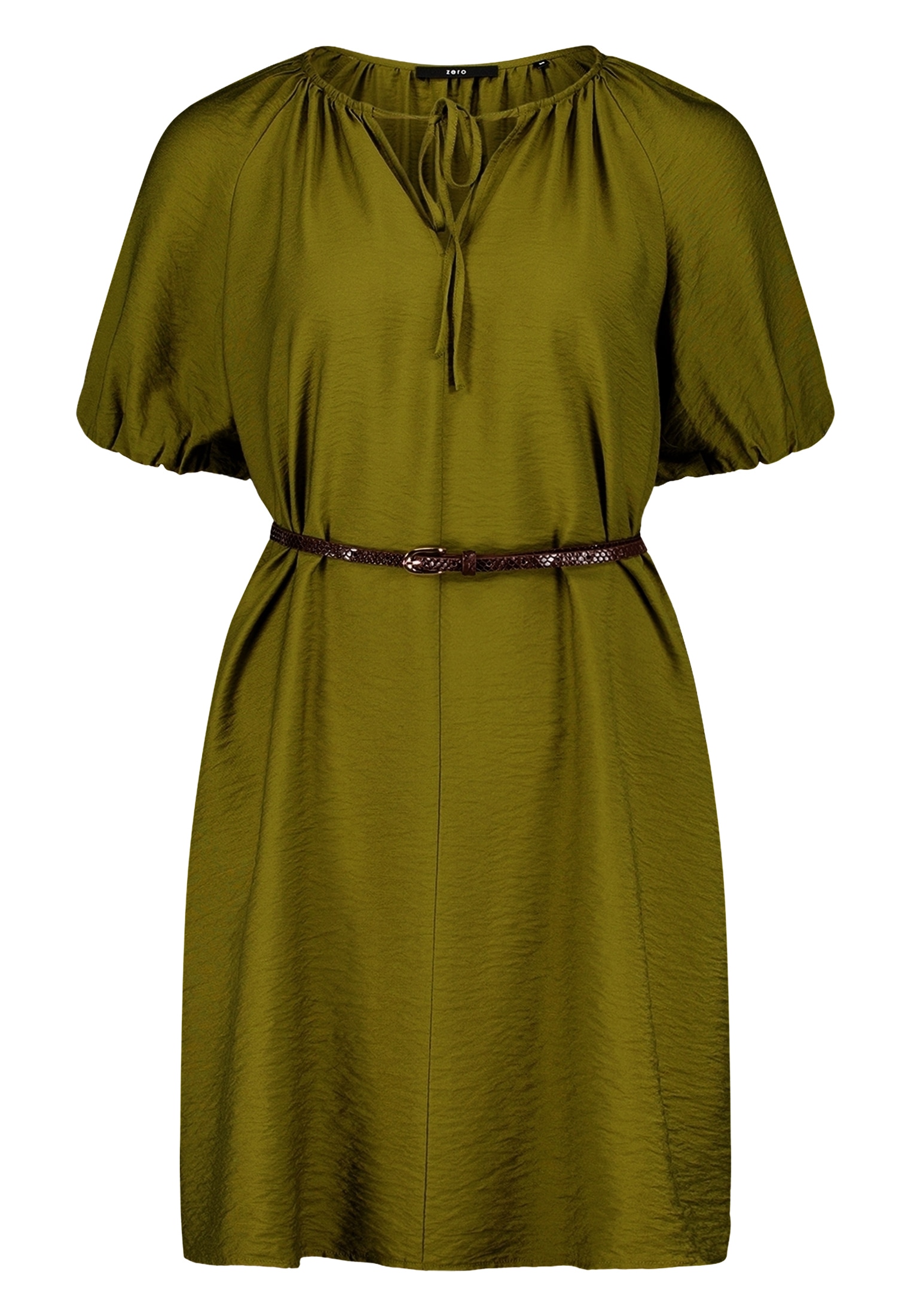 Zero Druckkleid »Damen mit Gürtel« Material