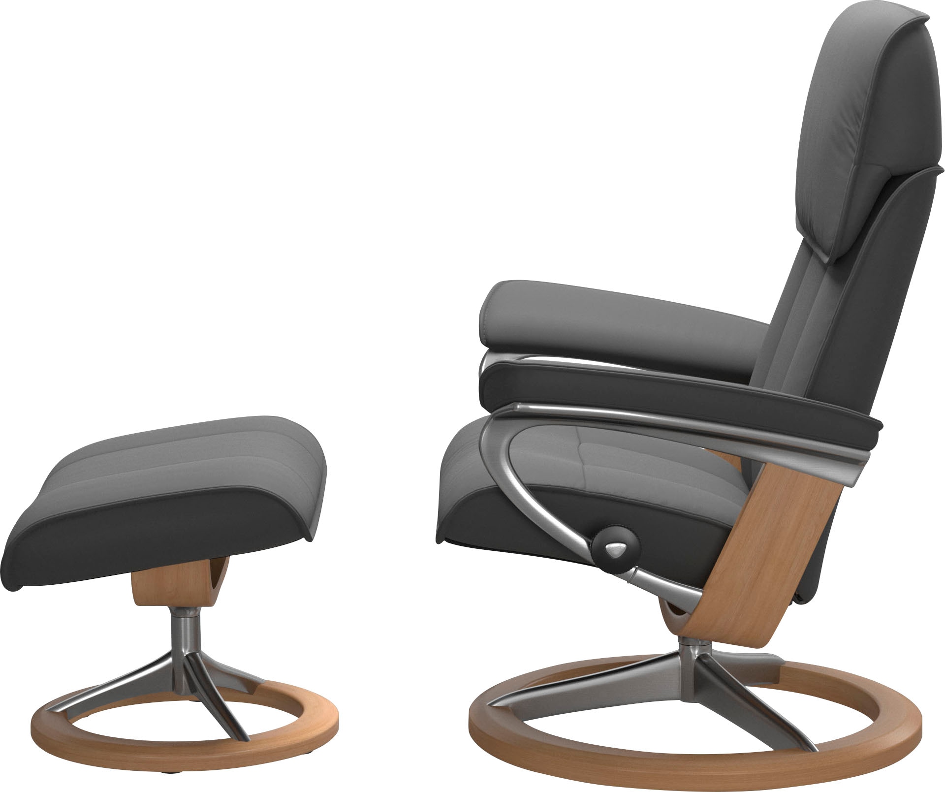 Relaxsessel inkl. »Admiral«, & Gestell Eiche Signature mit Stressless® (Set, Relaxsessel Base, L, | M Hocker), BAUR Größe kaufen