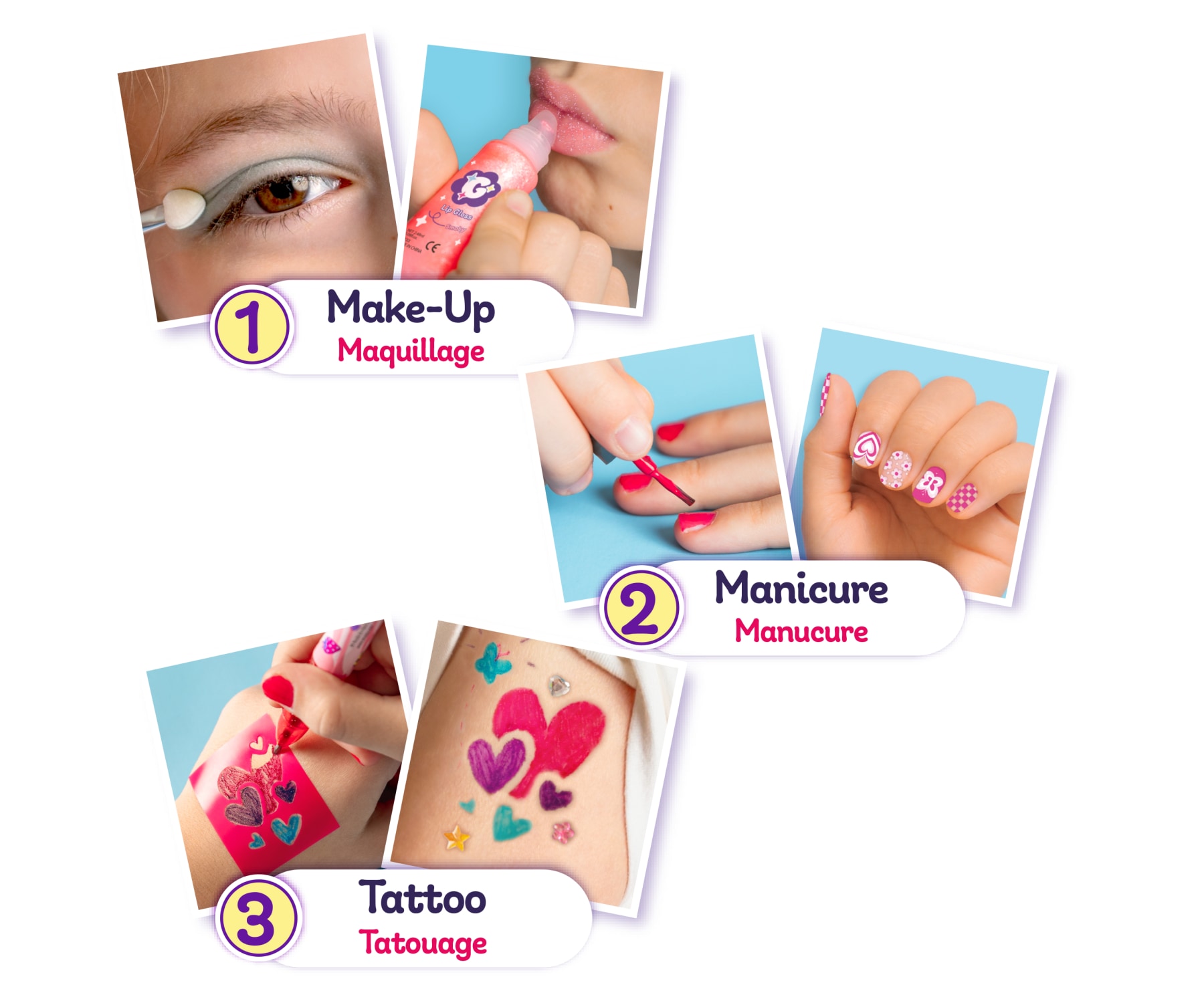 Smoby Kreativset »Glam 3-in-1 Glow Station« Made in Europe