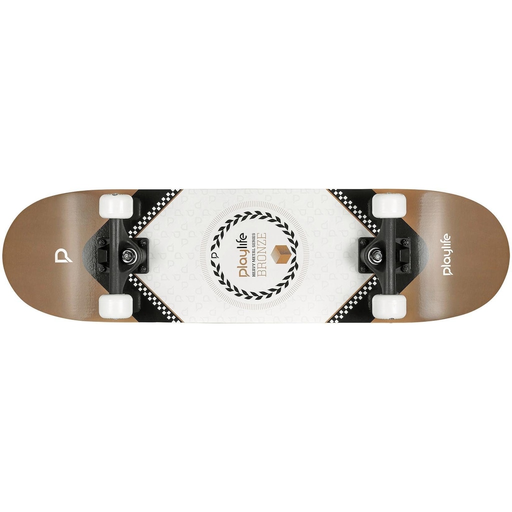 Playlife Skateboard »Heavy Metal Bronze«