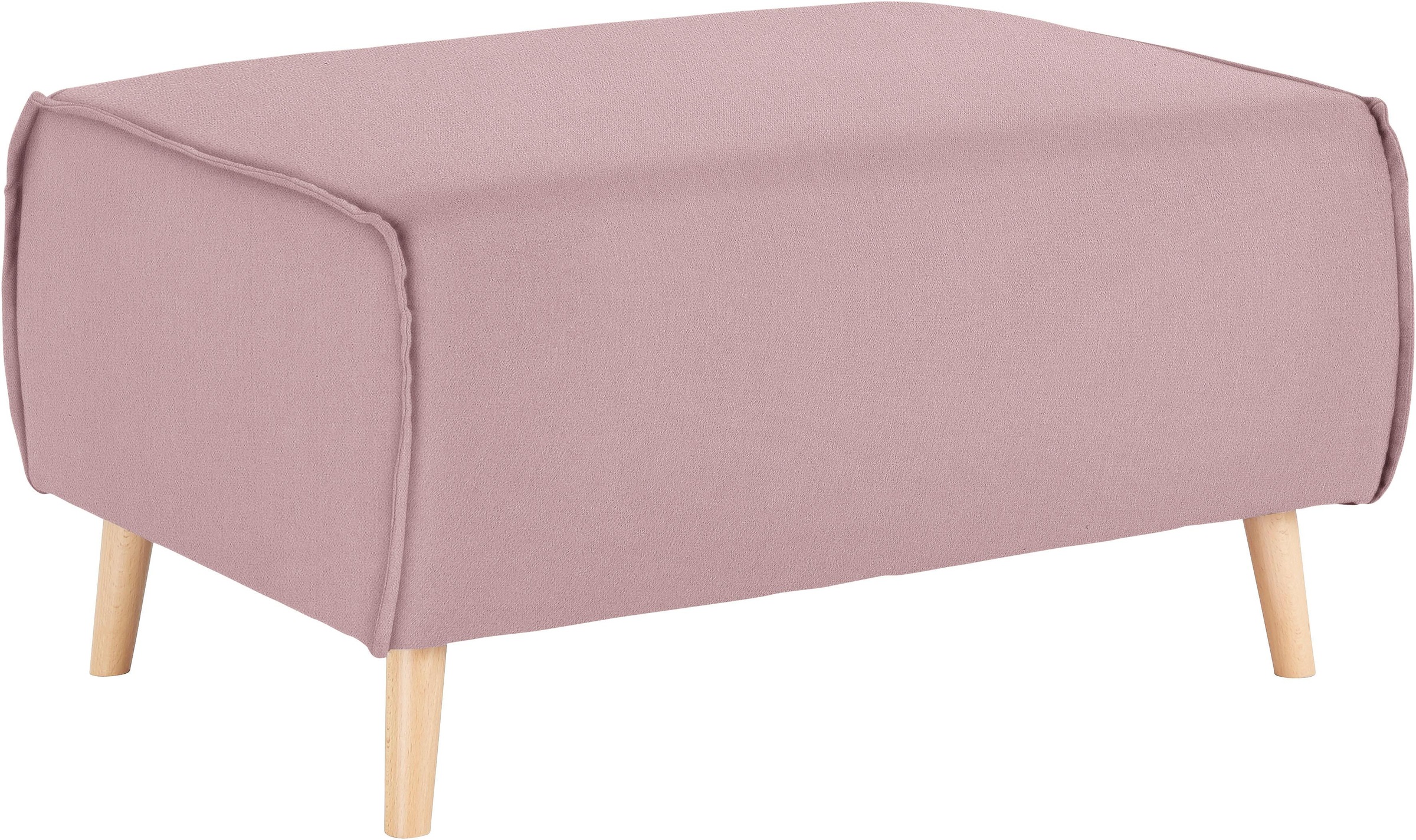 Home affaire Hocker "Janek" mit Keder in scandinavischem Design günstig online kaufen