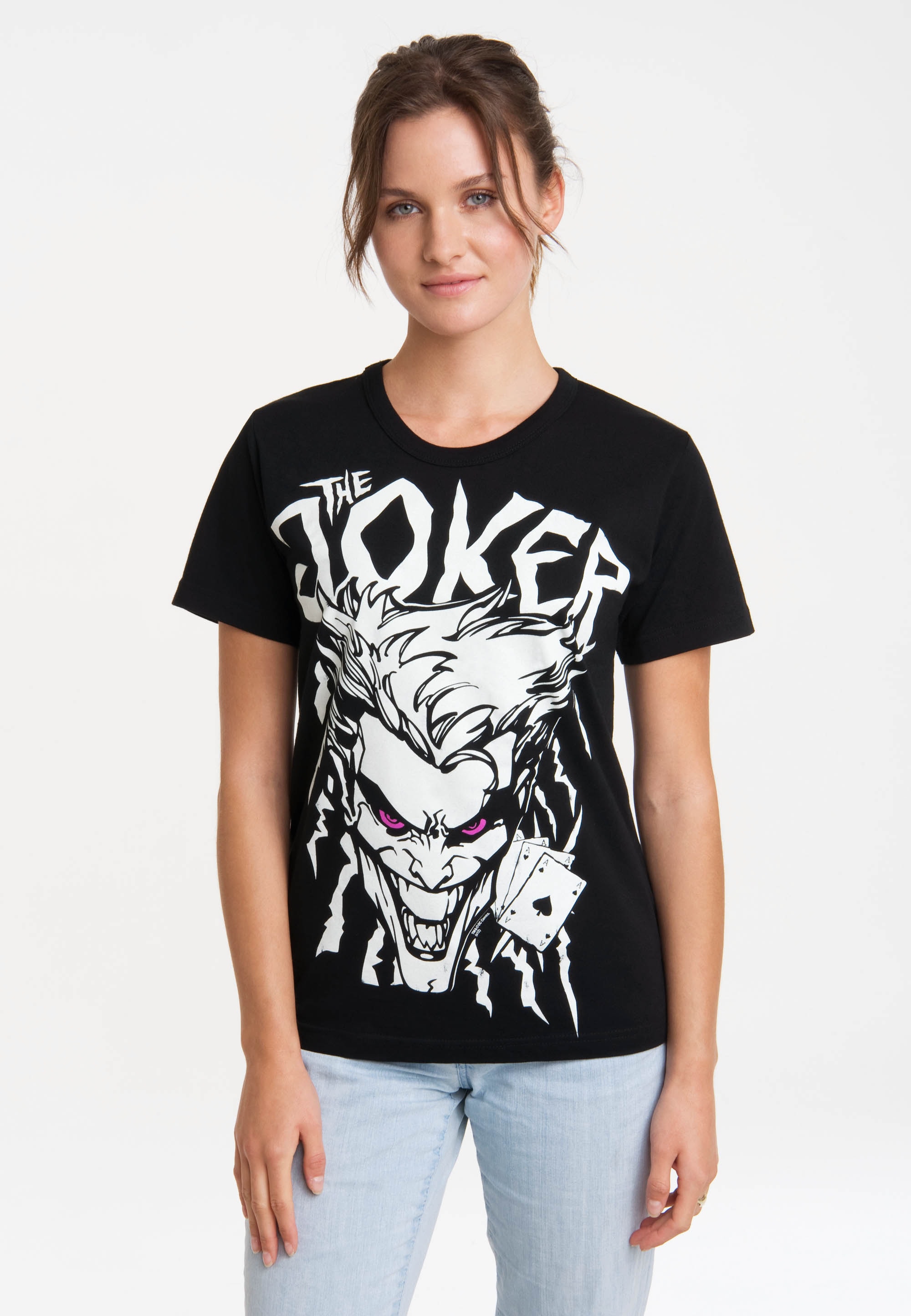 LOGOSHIRT T-Shirt »DC Comics - Joker«, mit lizenziertem Print
