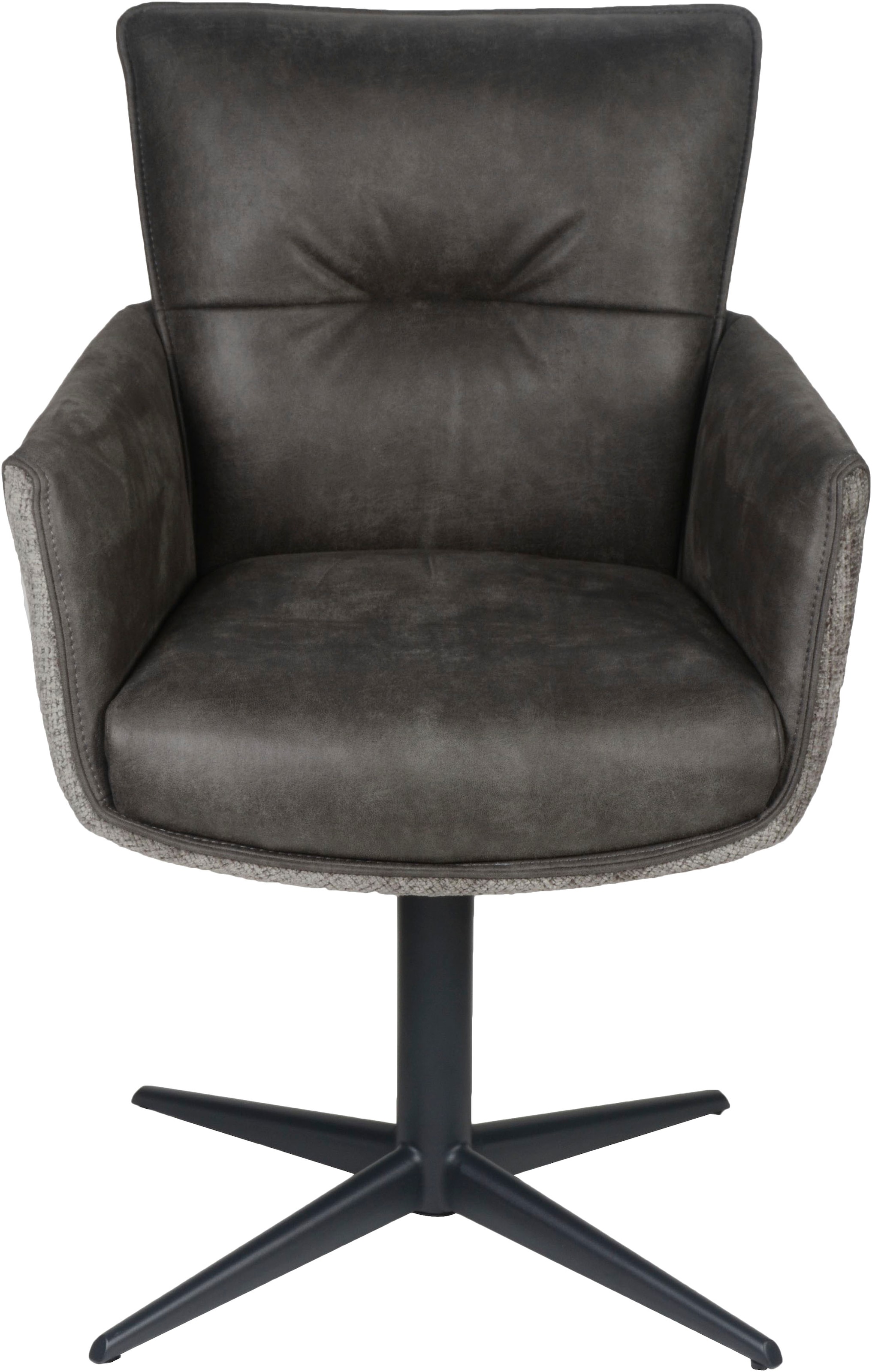 Home affaire Esszimmerstuhl »Milano« (Set) 2 Stk.Drehstuhl Milano grey