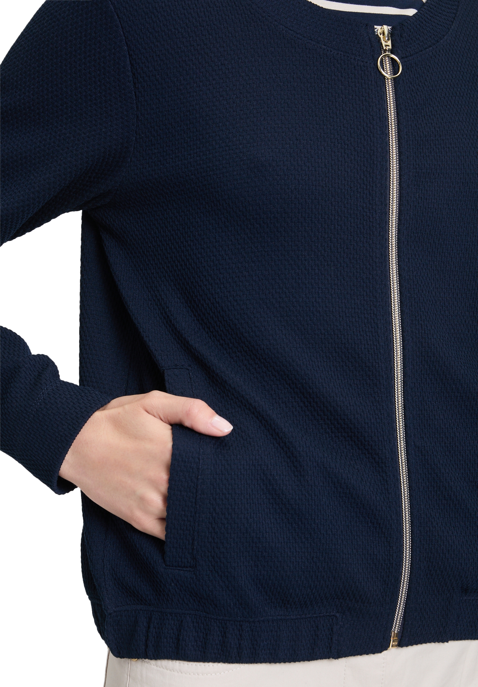Betty Barclay Sweatjacke »Betty Barclay Shirtjacke mit Struktur«