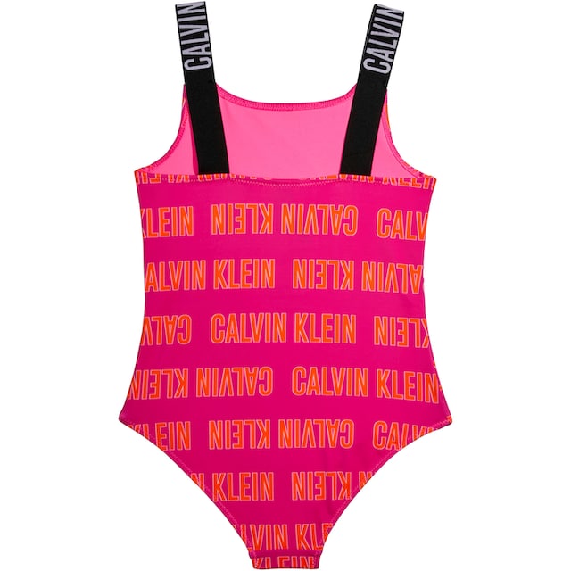 Calvin Klein Swimwear Badeanzug »SWIMSUIT-PRINT«, mit Calvin Klein  Brandwording | BAUR