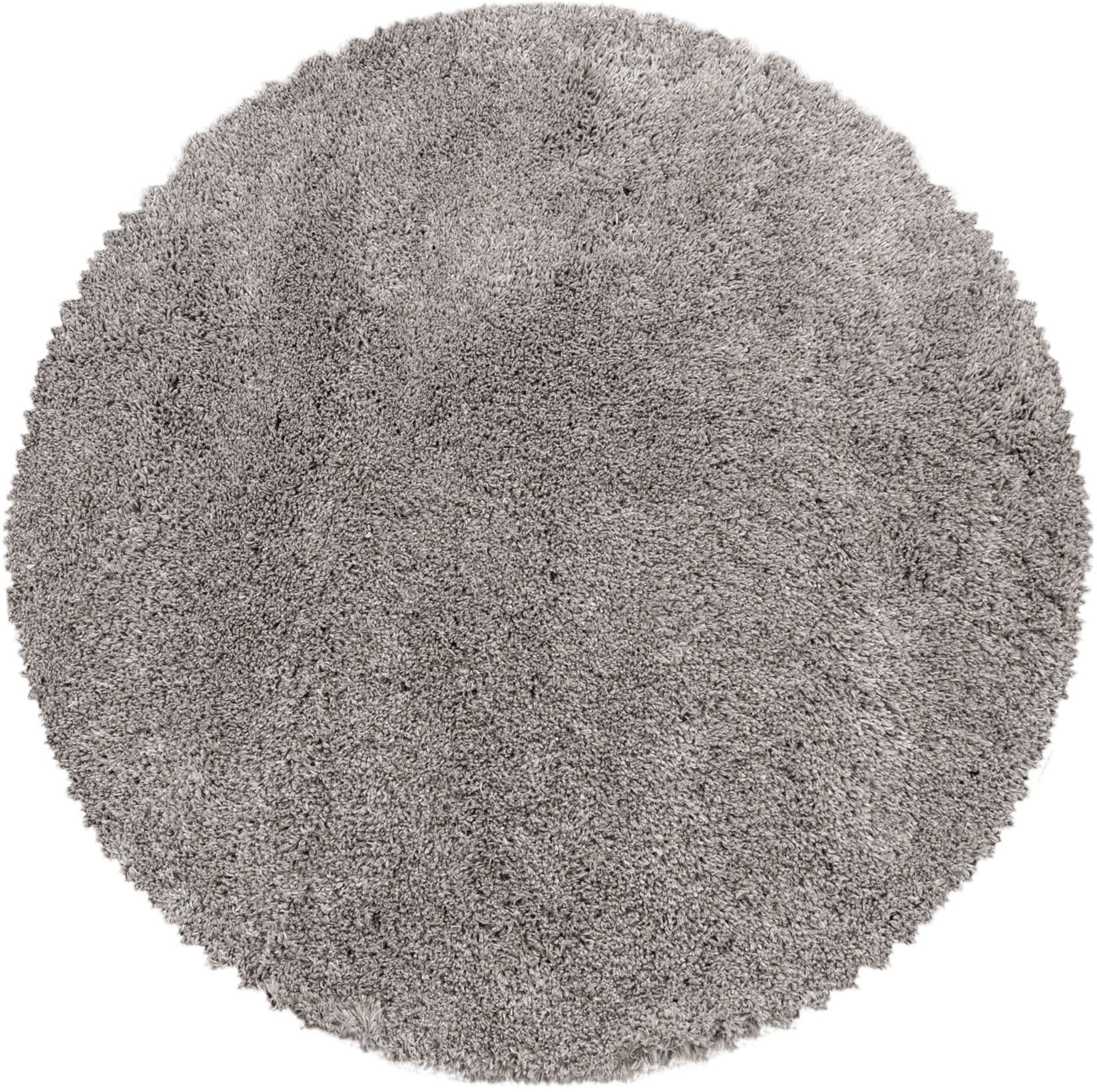 Ayyildiz Teppiche Hochflor-Teppich "FLUFFY 3500, auch als Läufer und in Rund" rund 50 mm Höhe Langflor, Shaggy, uni, robust, Wohnzimmer