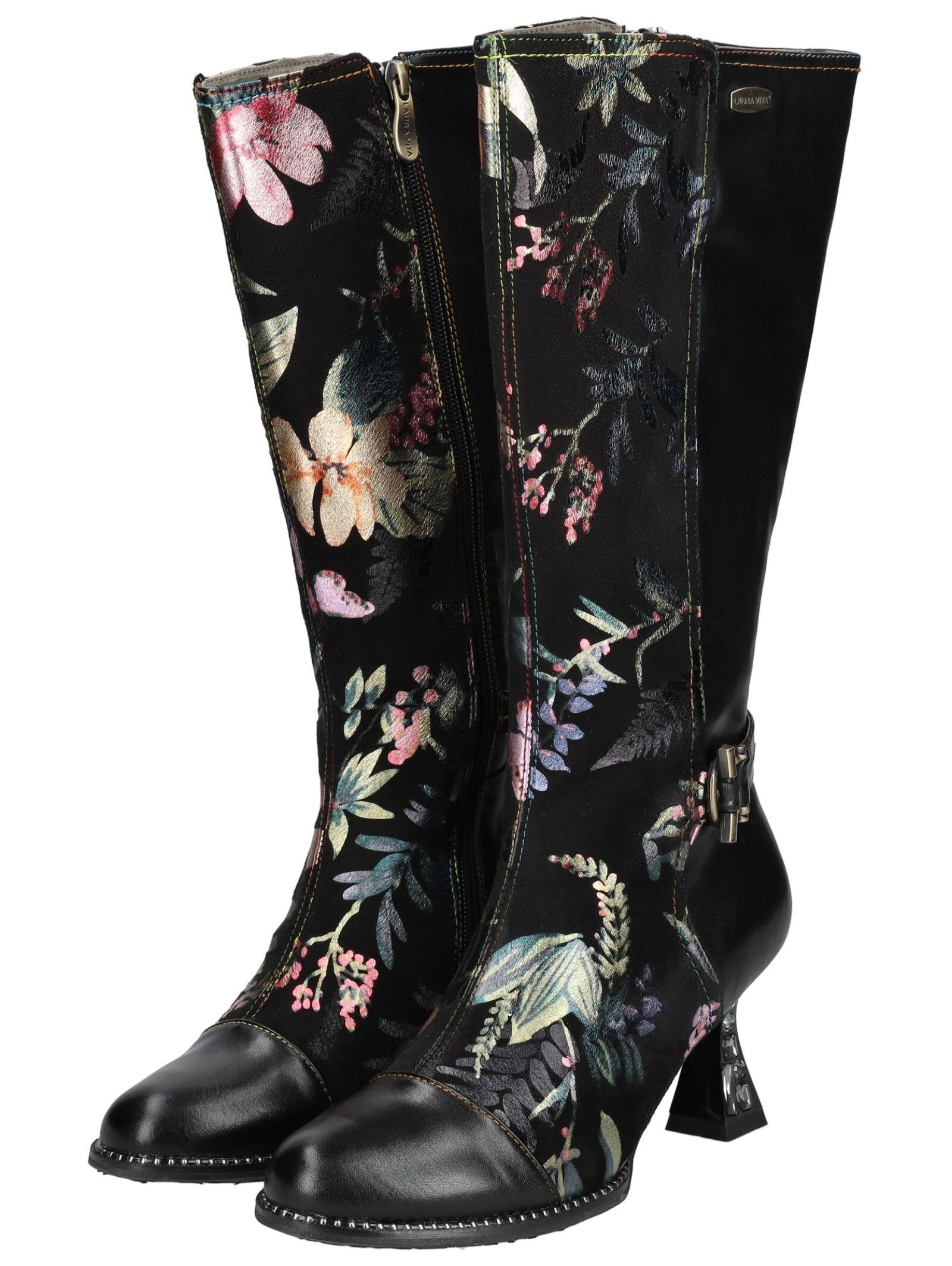 LAURA VITA High-Heel-Stiefel »LAURA VITA Stiefel Leder/Textil«