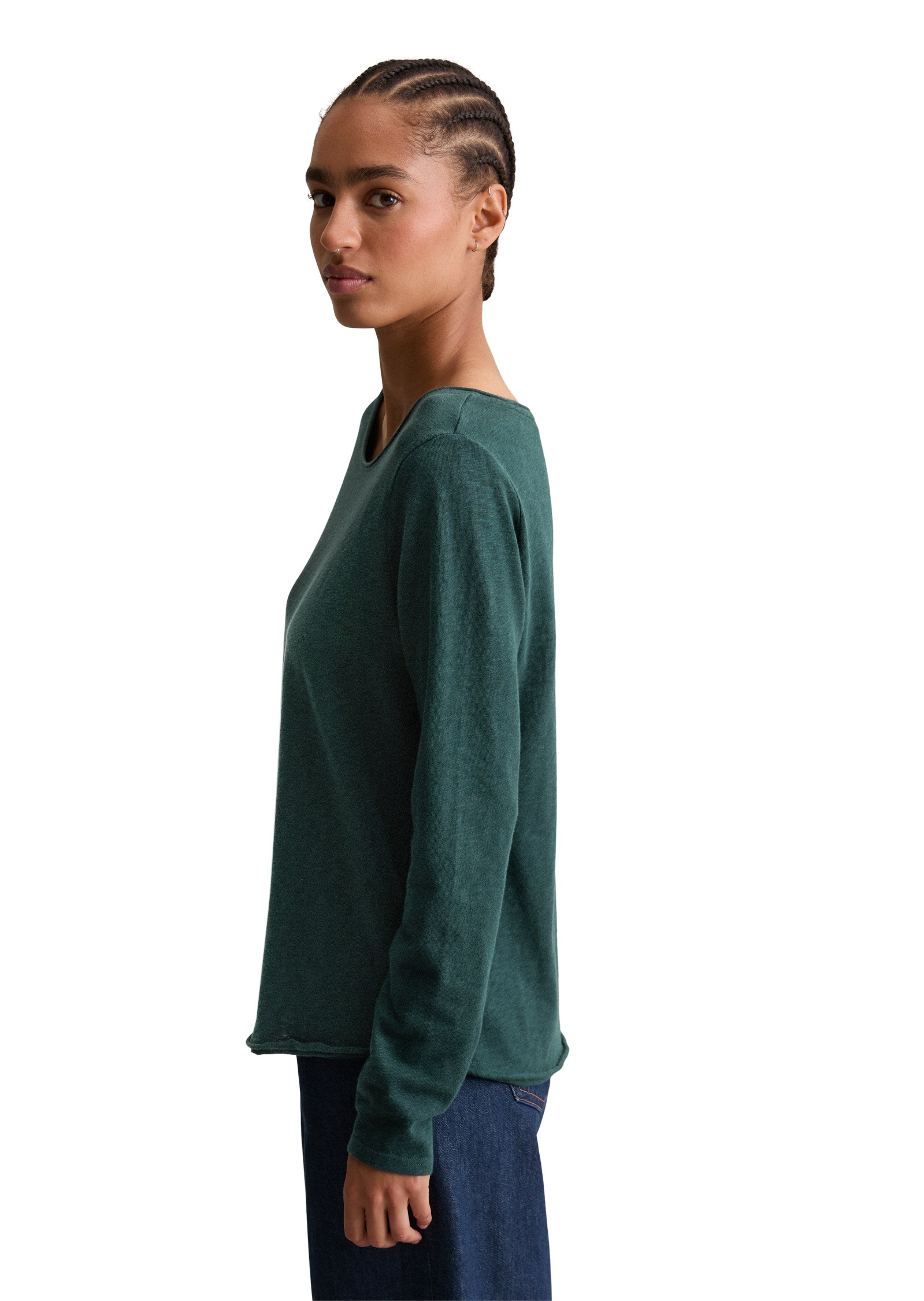 Marc OPolo DENIM Langarmshirt "aus Organic Cotton" günstig online kaufen