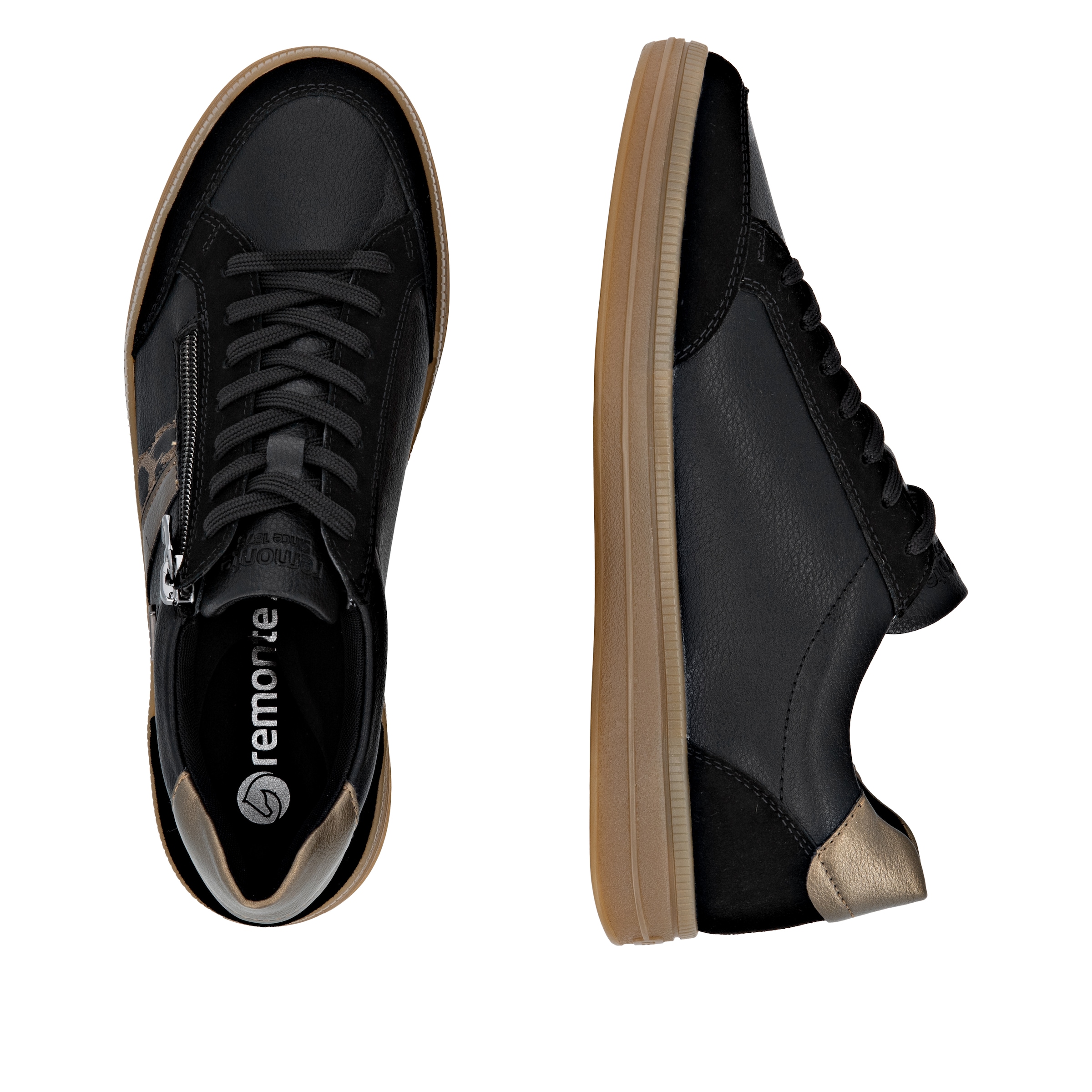 Remonte Plateausneaker »Elisabeth Hurley-Collection«, Schnürschuh, Halbschuh mit wasserabweisender TEX-Membran