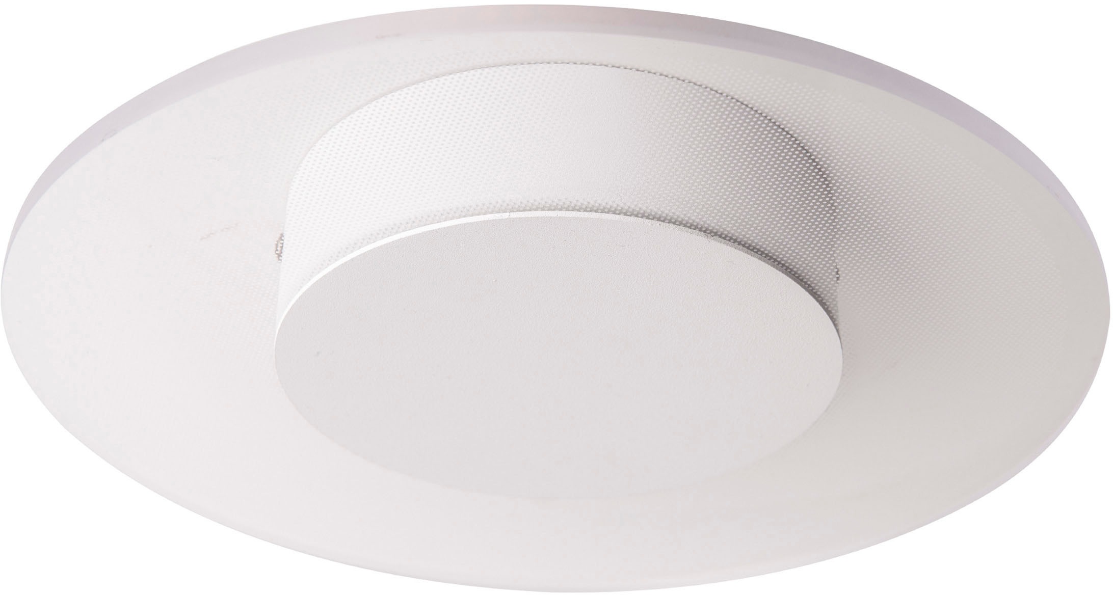 näve LED Deckenleuchte »Modesto«, 1 flammig, Leuchtmittel LED-Modul | LED fest integriert, weiß- satiniert, 3-Stufen dimmbar über Wandschalter, 60 warmweiße LED