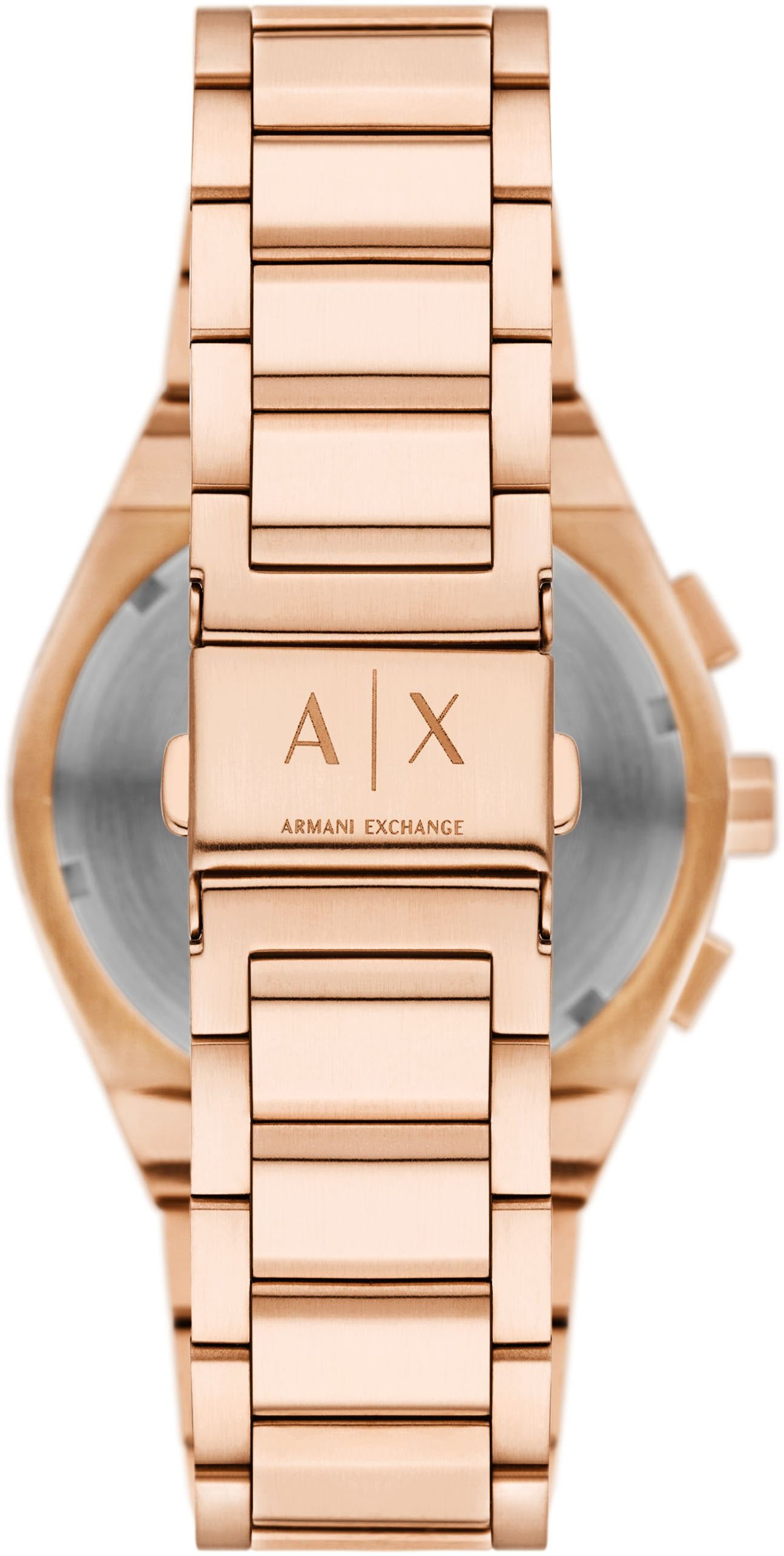 ARMANI EXCHANGE Chronograph »SYNC«, Quarzuhr, Armbanduhr, Herrenuhr, Edelstahlarmband, analog, Tag