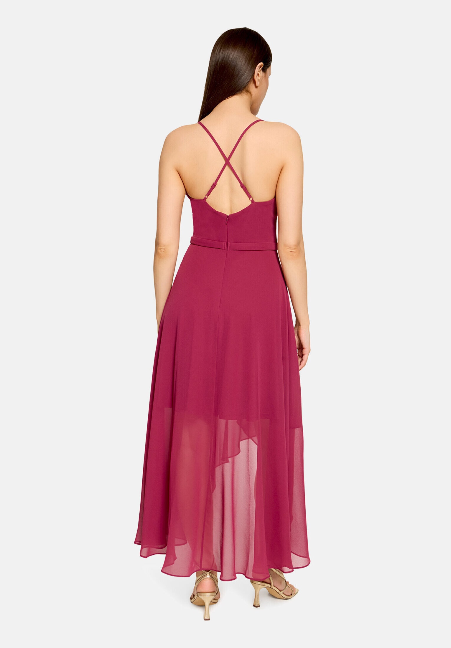 Vera Mont Abendkleid »Damen mit Volant« Ohne Tasche Wickel-Design