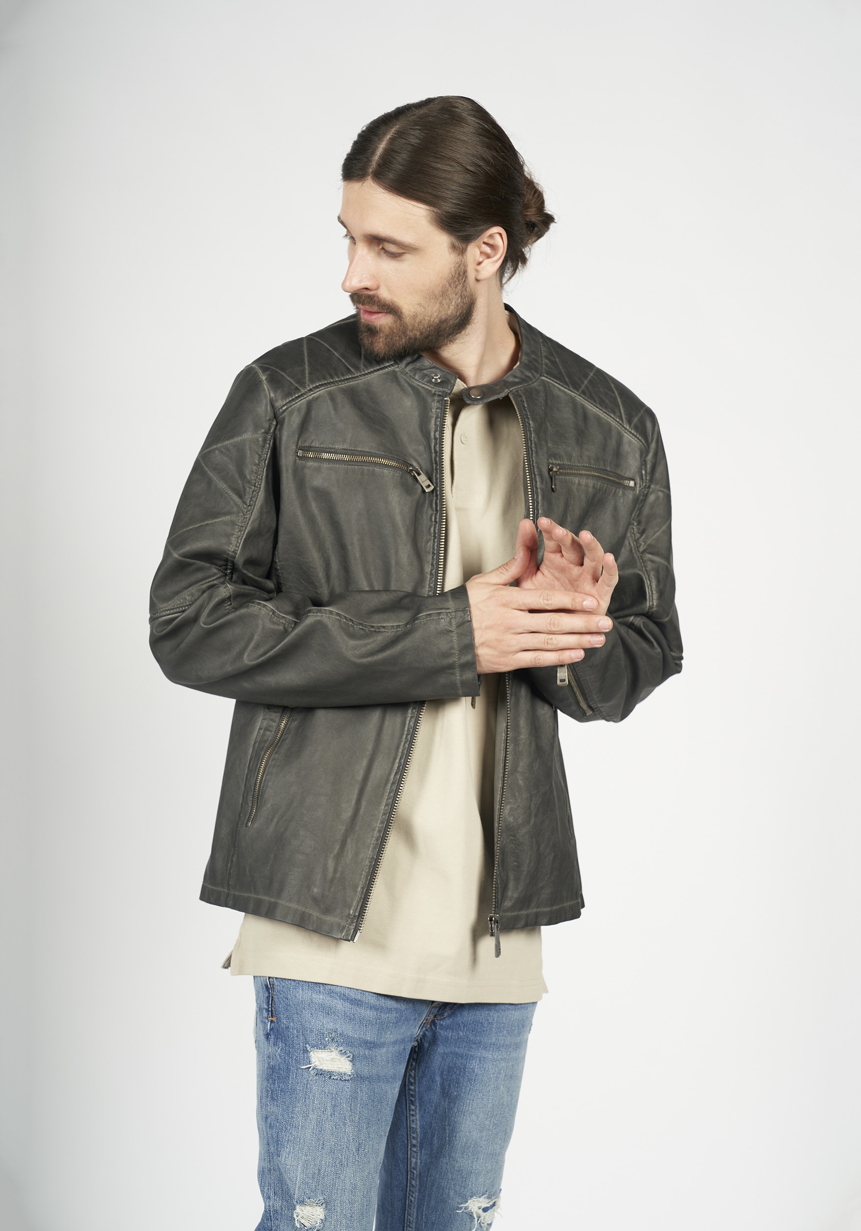 Lederimitatjacke »FNB-709-FN«