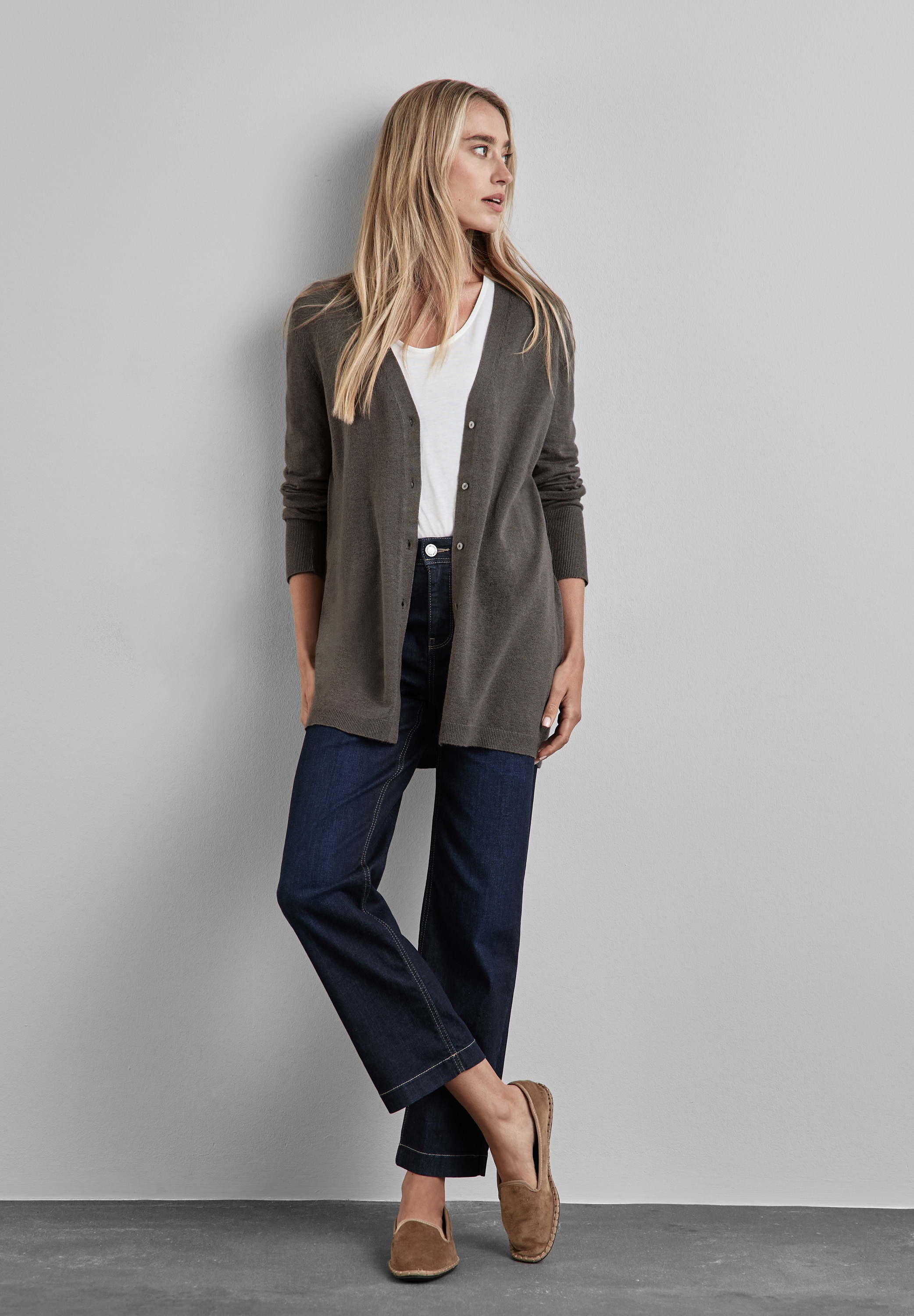 STREET ONE Cardigan, mit V-Ausschnitt