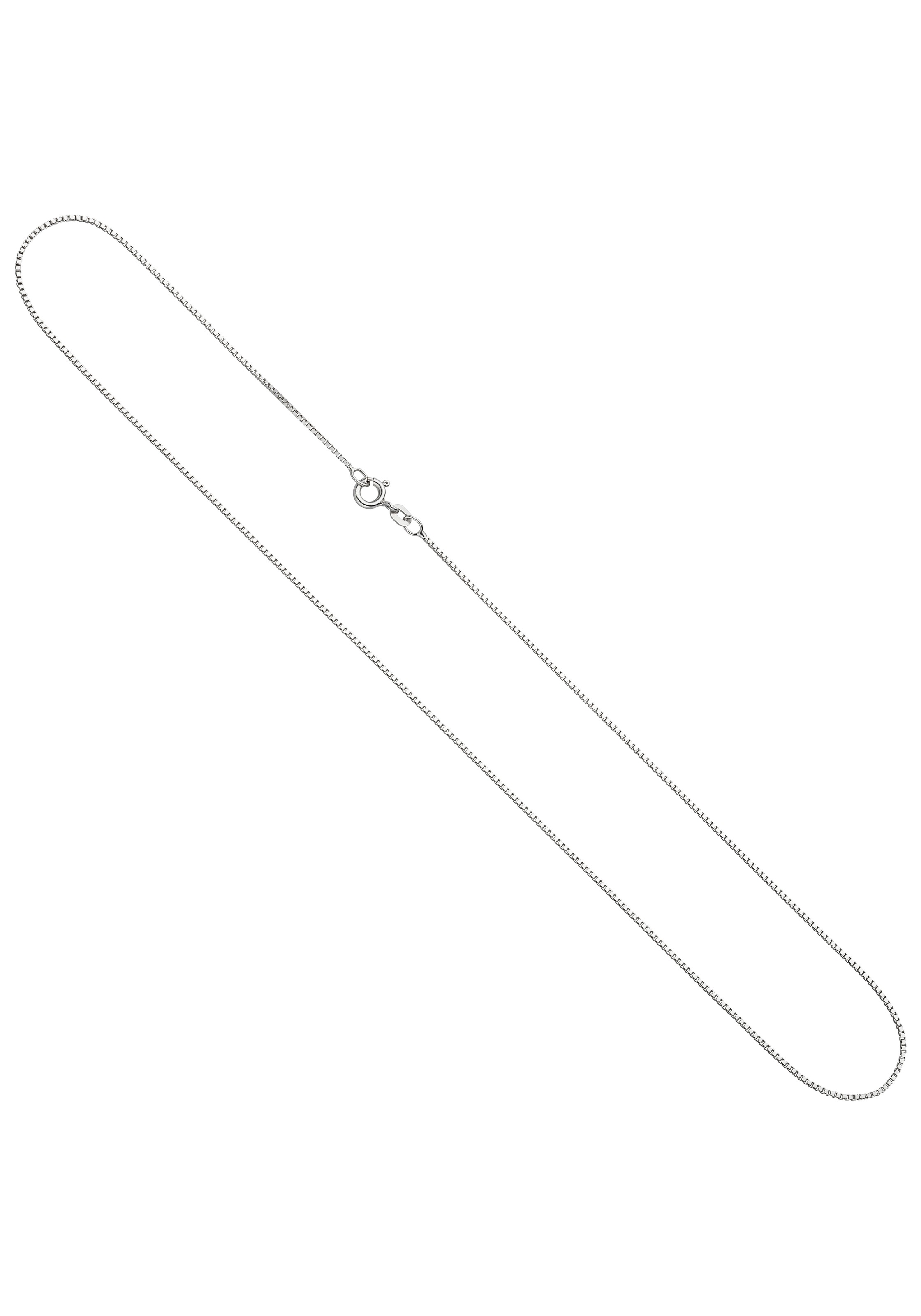 JOBO Goldkette, Venezianerkette 333 Weißgold 50 cm 0,9 mm