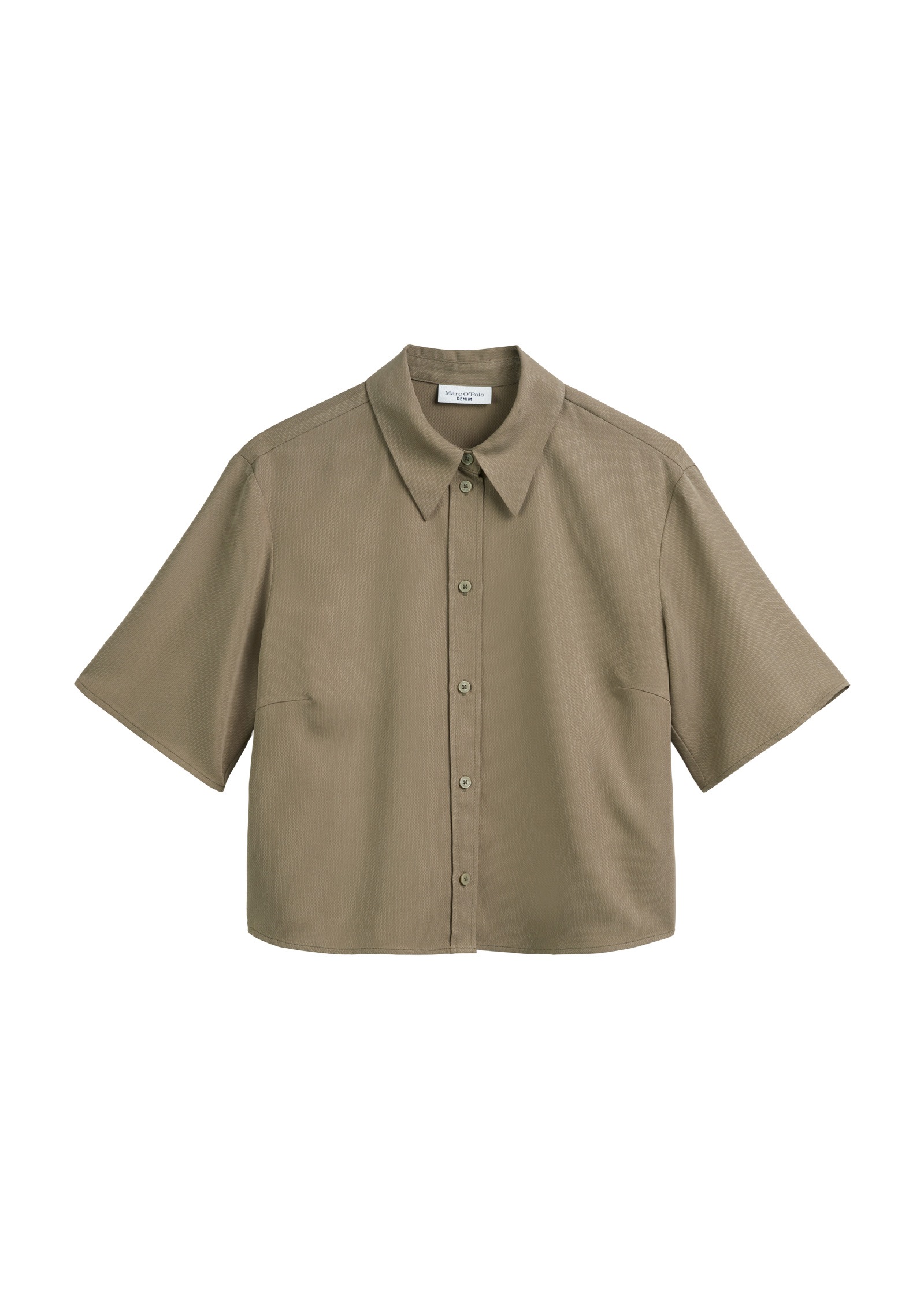 Marc O'Polo DENIM Kurzarmbluse »aus TENCEL™ Lyocell«