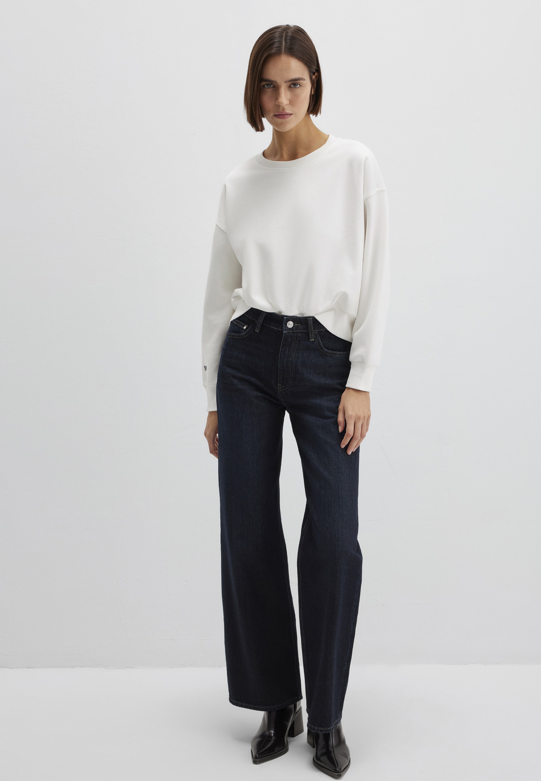 Mavi Rundhalspullover »CREW NECK SWEATSHIRT« Sweatshirt cropped