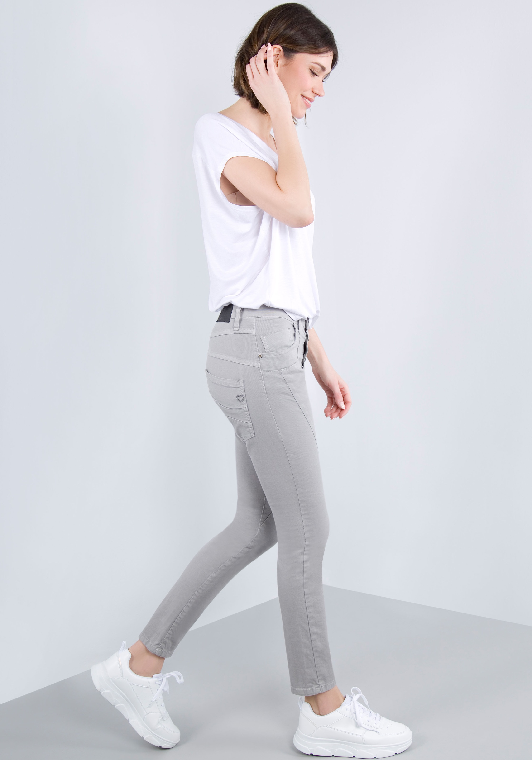 Please Jeans 5-Pocket-Jeans »P78A«, Crinkle Optik