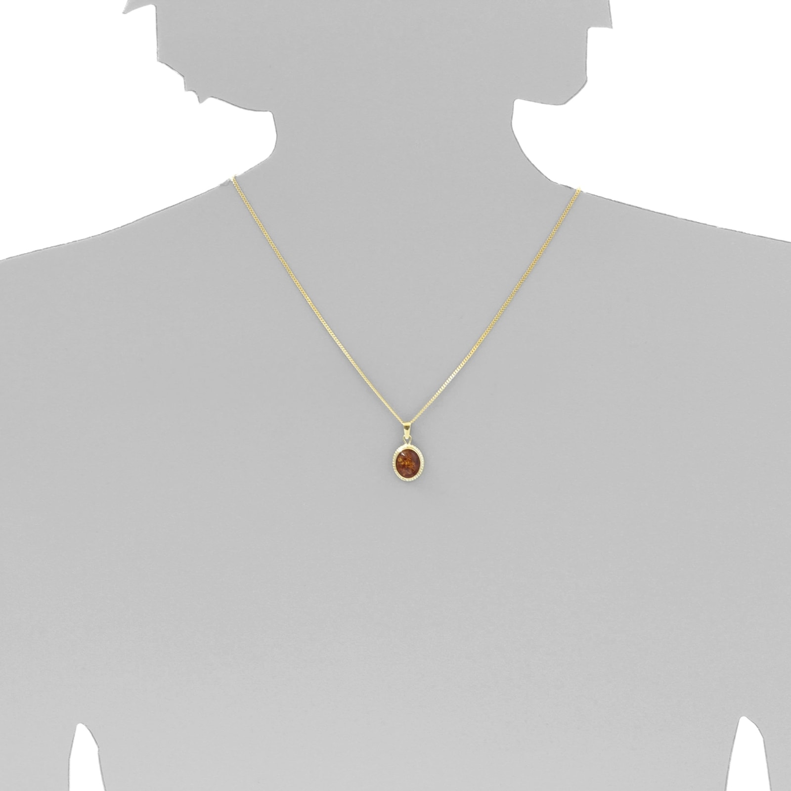 OSTSEE-SCHMUCK Kette mit Anhänger »Ostsee-Schmuck Kette mit Anhänger Jolin Kette mit Anhänger Jolin«, (2 tlg.)