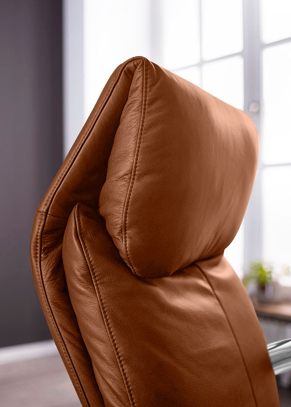 Relaxsessel W.SCHILLIG "rumbaa", braun (cognac z69), B:73cm H:115cm T:84cm, Longlife Xtra-Leder Z69: Das feinnarbige, gedeckte Softleder Z69 besticht durch seine außergewöhnliche Weichheit im trendigen »Vintage-Look«, Hautstärke 0, 9 - 1, 1 mm, Sessel, Re 2