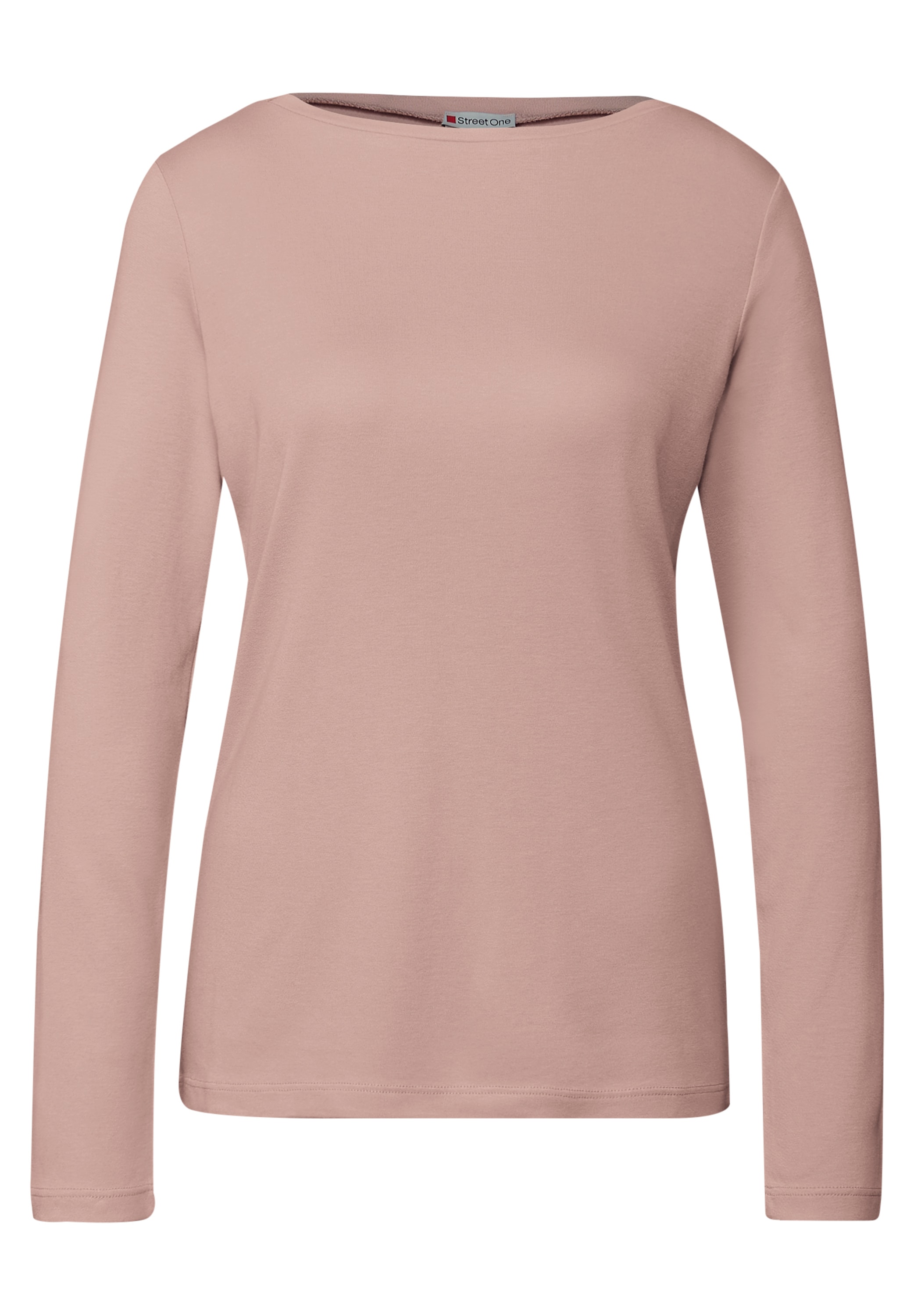 STREET ONE Langarmshirt, im soften Baumwoll-Mix