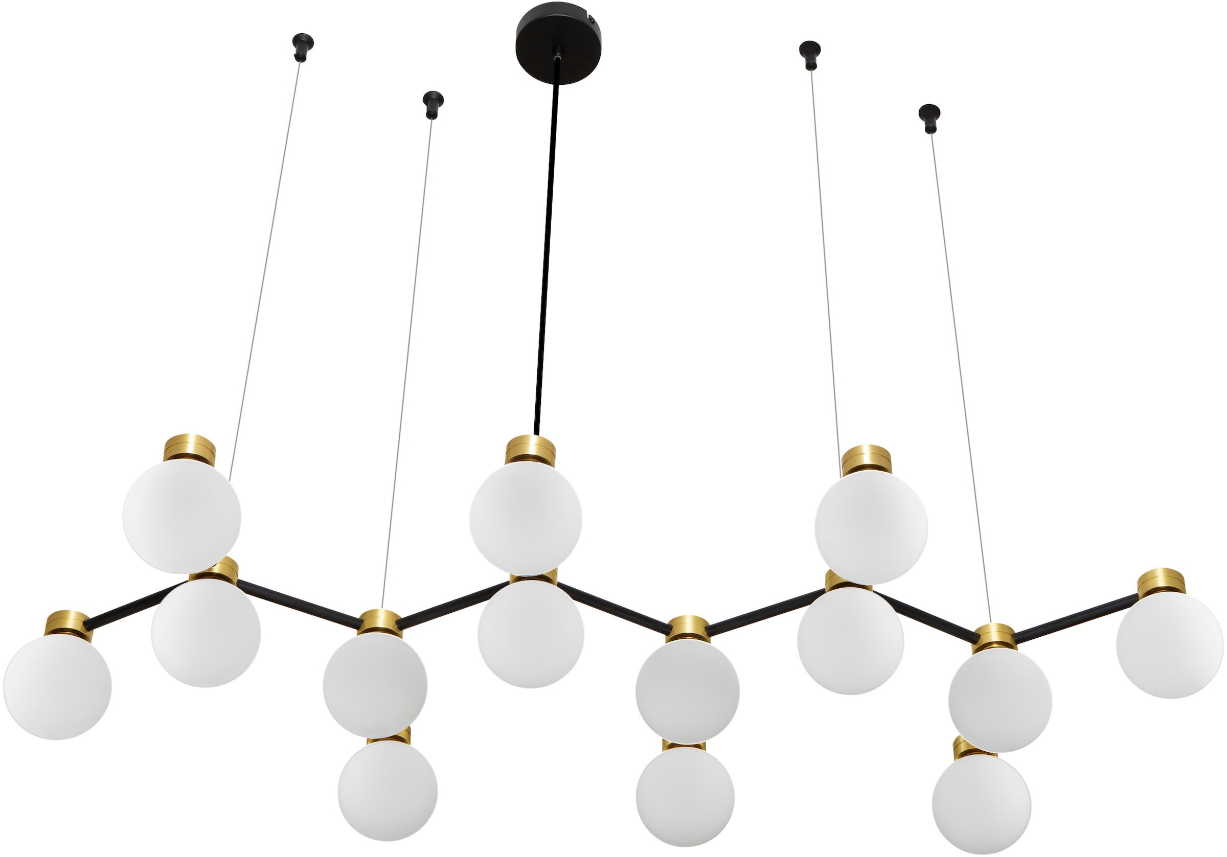 Nova Luce Pendelleuchte »OVALINO«, 14 flammig